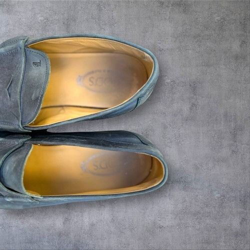 Tod's Tod’s Men’s Gommino Driving Shoes in Blue Leather. Made In I Size US 11 / EU 44 - 3 Thumbnail