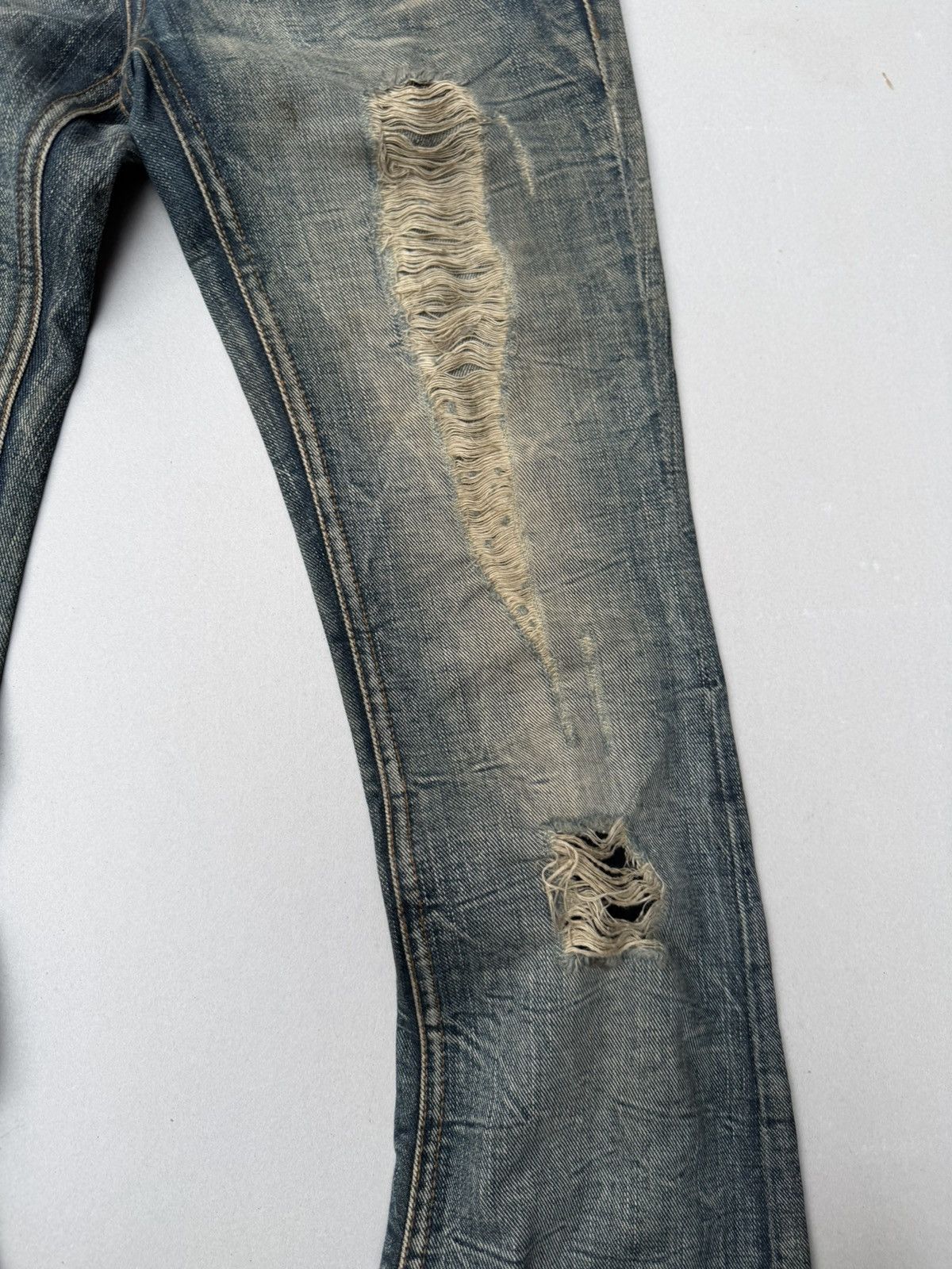 Japanese Brand Boddy butter Lace up flare jeans Size US 26 / EU 42 - 3 Thumbnail