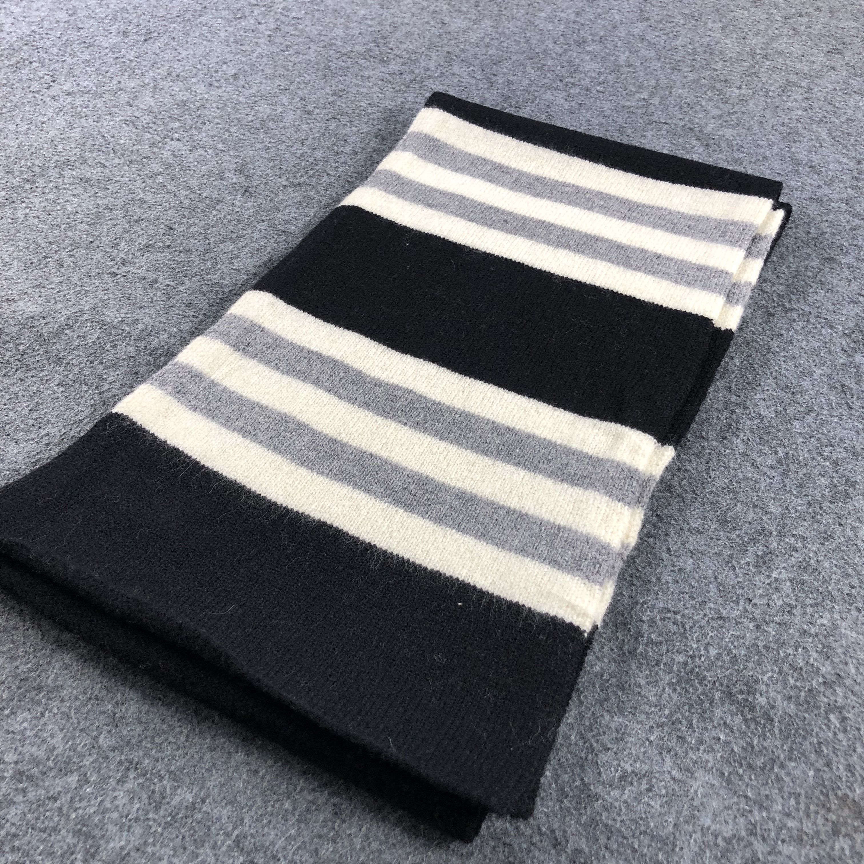 Brooks Brothers Brooks Brothers Stripes Cashmere Scarf Muffler V949 Size ONE SIZE - 3 Thumbnail