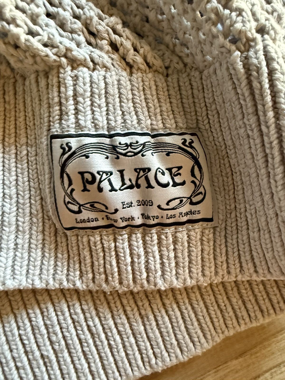 Palace Palace Rib Knit Lace Zip Up Polo Gray size Medium Size US M / EU 48-50 / 2 - 4 Thumbnail