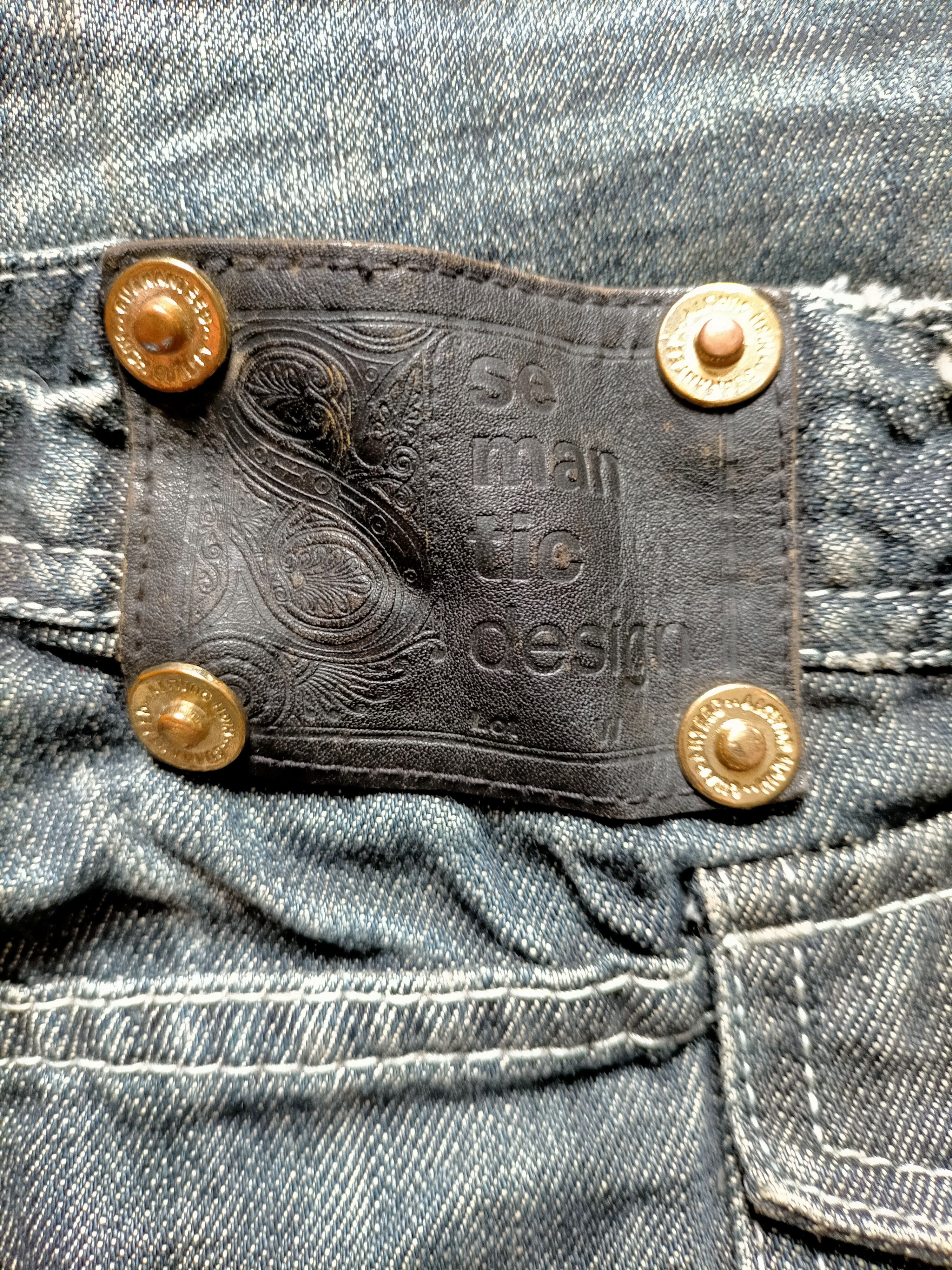 If Six Was Nine Flare Jeans Semantic Design Multipocket Zipped Boot cut Size US 33 - 22 Thumbnail
