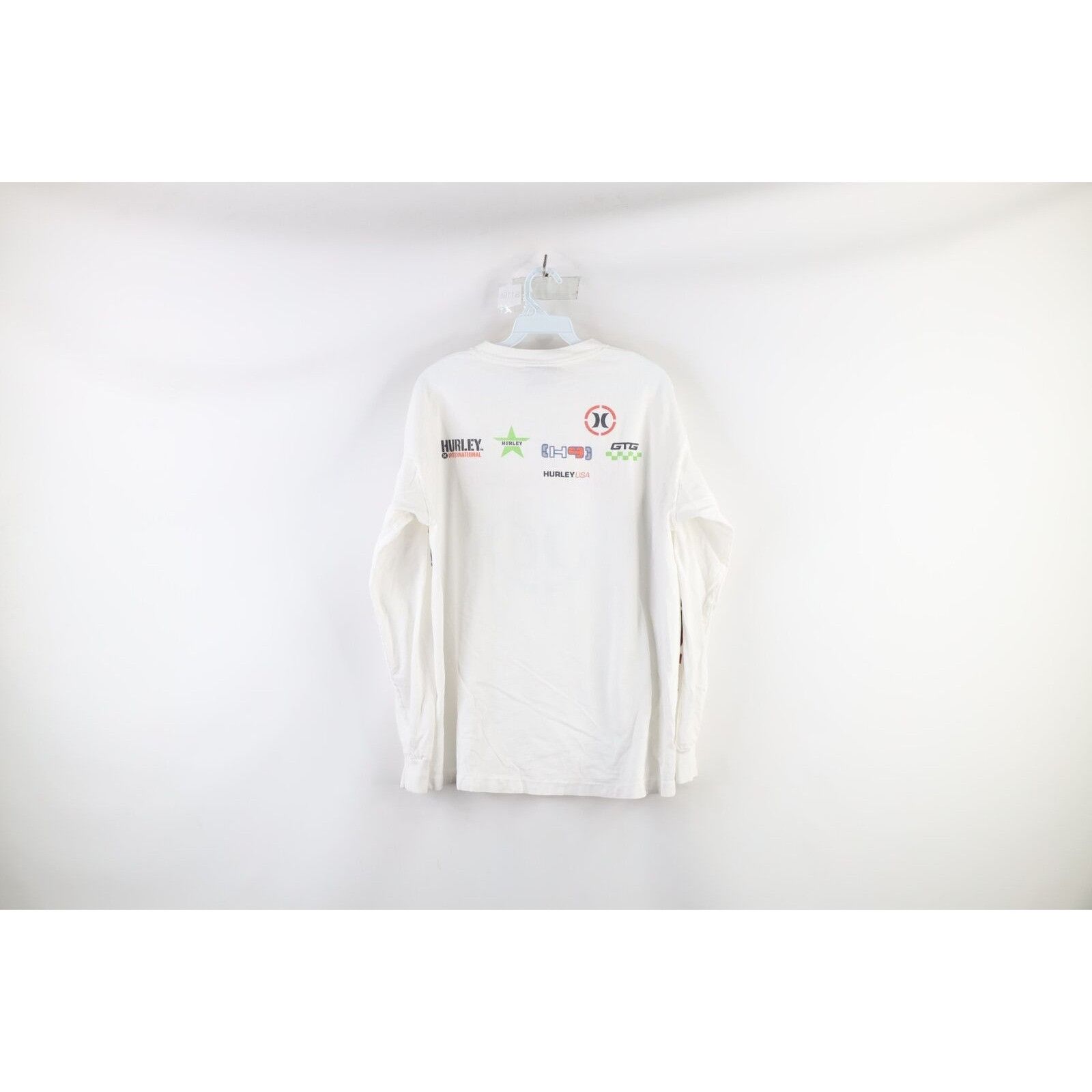 Hurley Vintage 90s Hurley Spell Out Surfing Long Sleeve T-Shirt Size US L / EU 52-54 / 3 - 10 Thumbnail