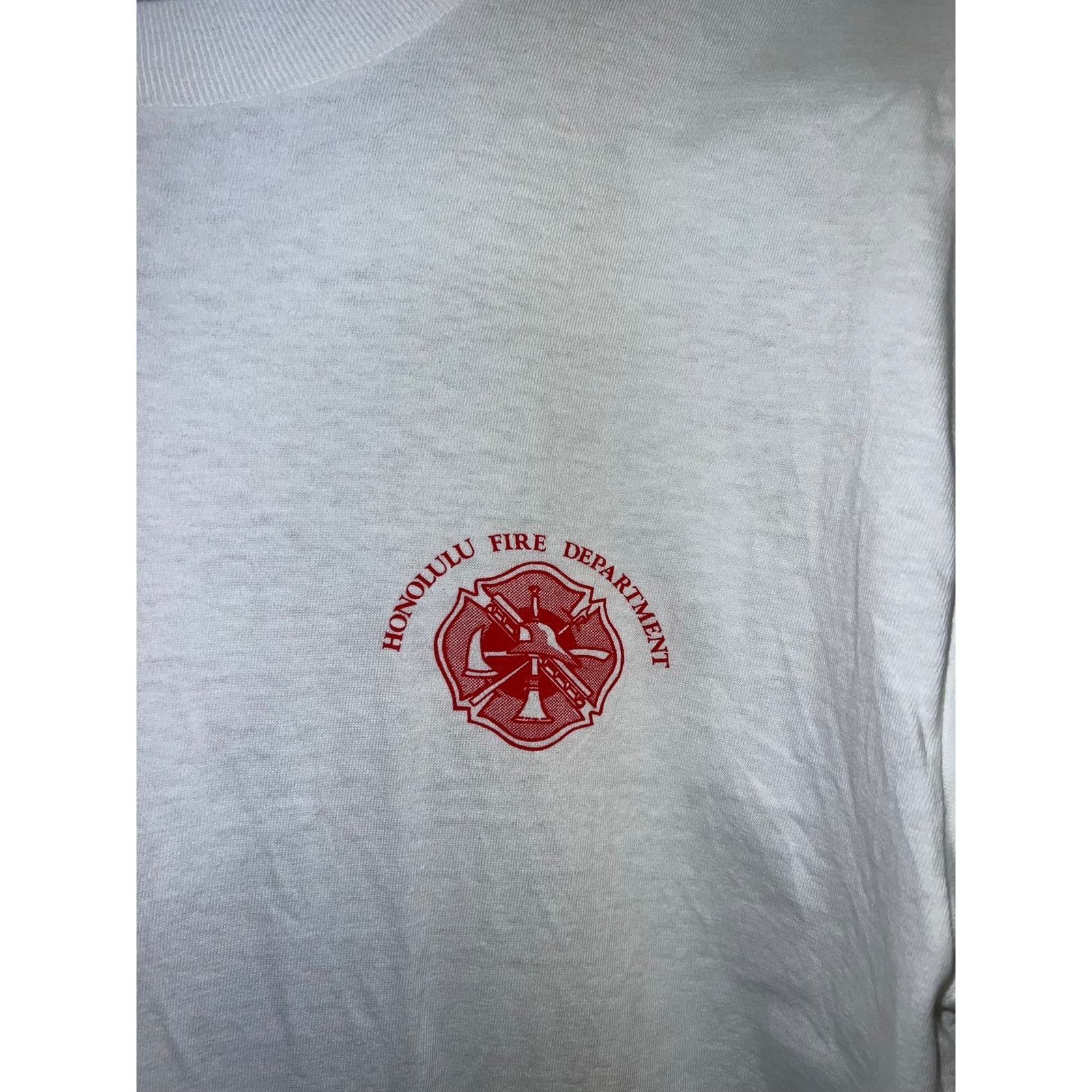Vintage Vintage Honolulu Fire Department Shirt Blood Sweat Tears XL Size US XL / EU 56 / 4 - 3 Thumbnail