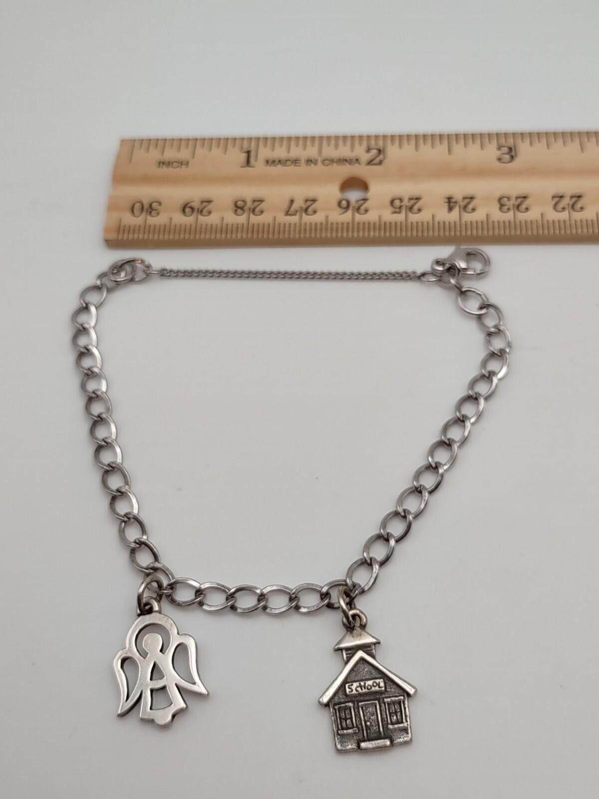 Other James Avery Sterling Teacher Bracelet 7" Soldered Boxed RET Size ONE SIZE - 7 Thumbnail