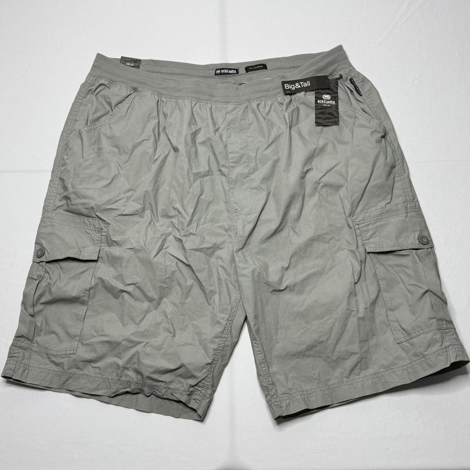 Ecko Unltd. Ecko Unltd Big & Tall Men’s 4X Classic Cargo Shorts Gray NWT Size US 44 / EU 60 - 1 Thumbnail