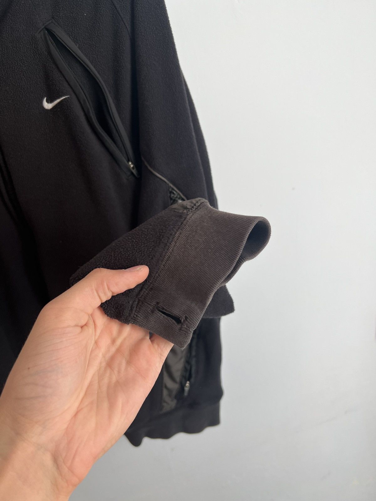 Nike NIKE SHOX TEDDY FLEECE VINTAGE CENTER LOGO BOXY ZIP HOODIE Size US L / EU 52-54 / 3 - 7 Thumbnail