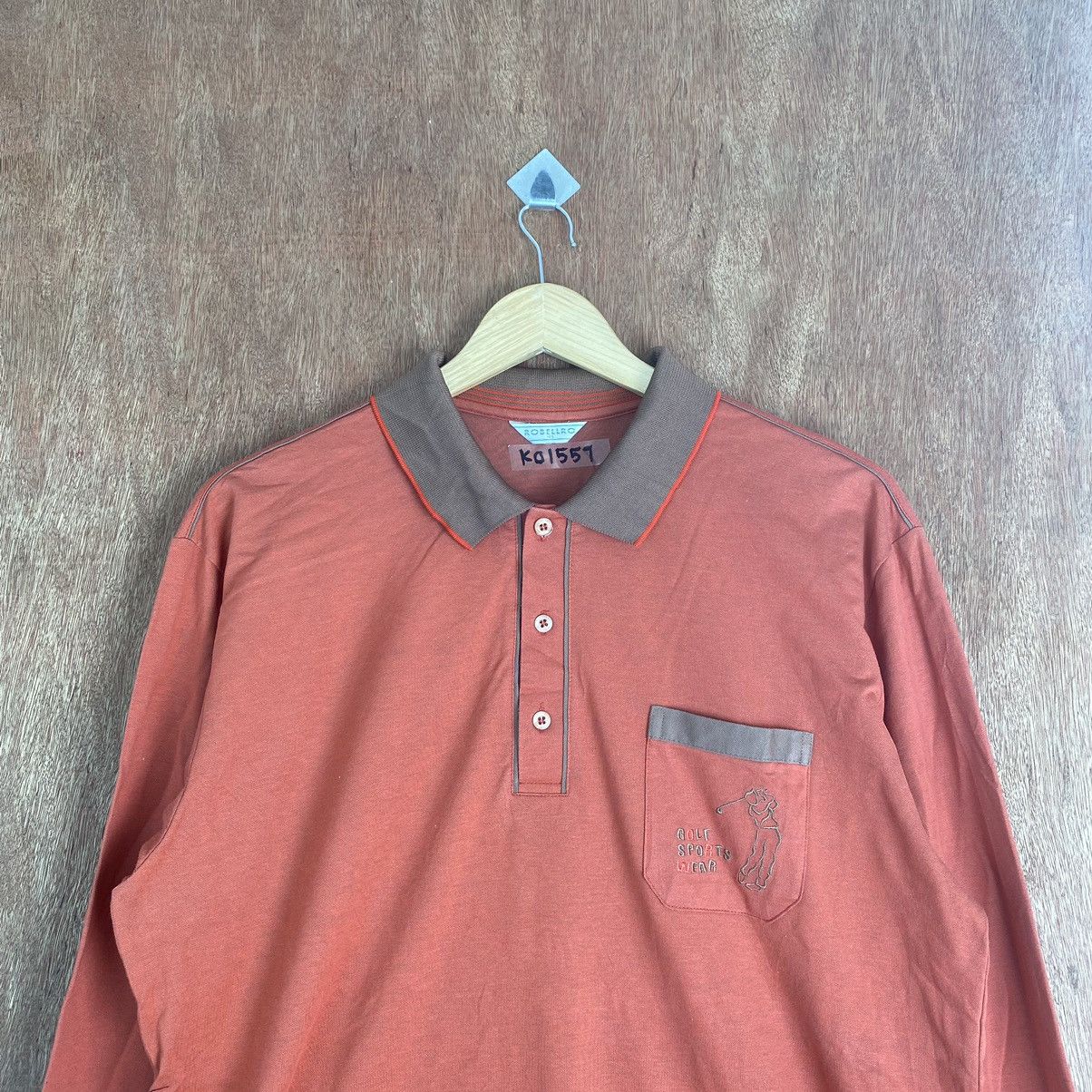 Designer × Japanese Brand Vintage Robellro GOLF LONG SLEEVE SHIRT #K01557 Size US L / EU 52-54 / 3 - 9 Thumbnail