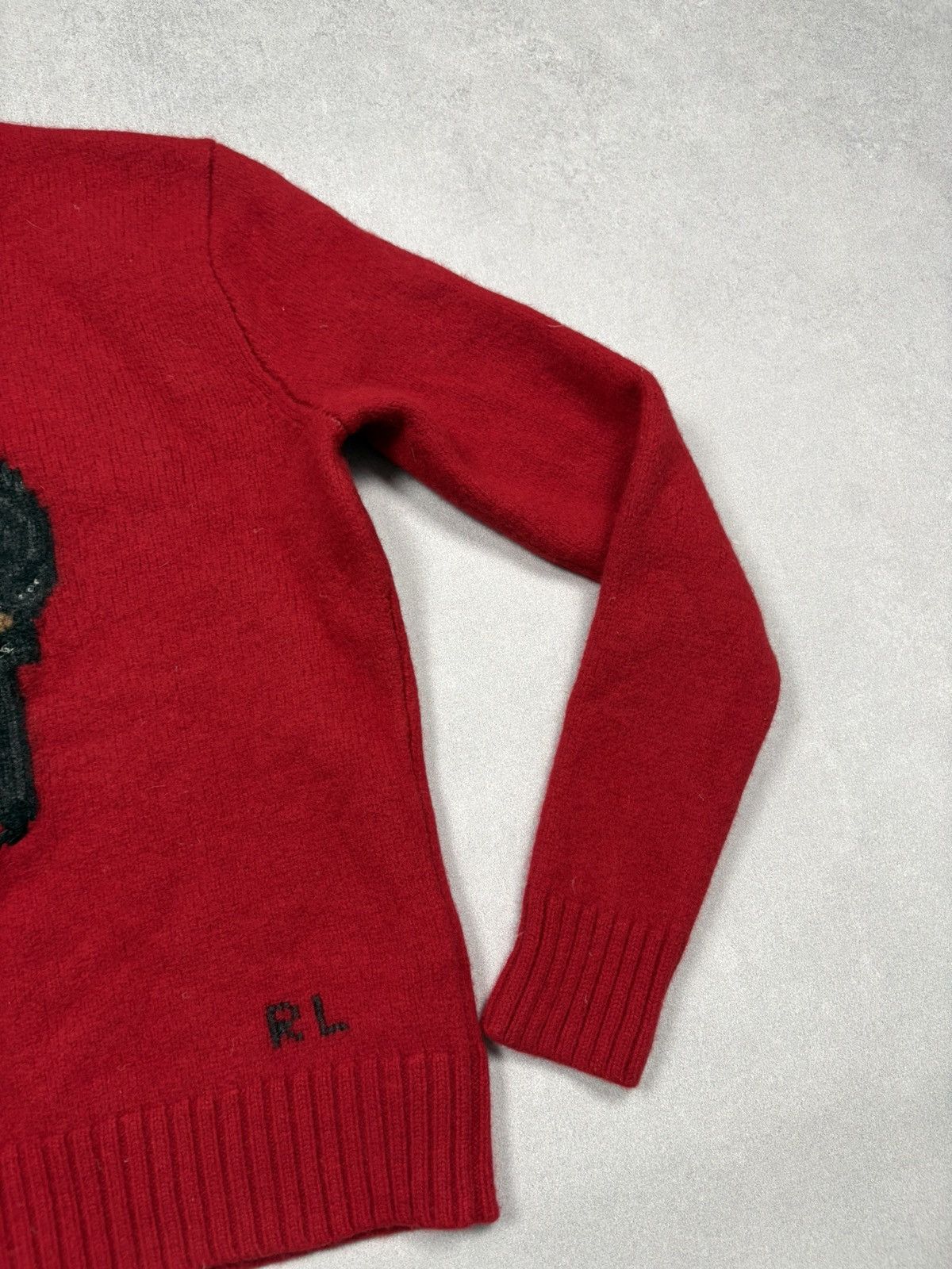 Polo Ralph Lauren Vintage Polo Ralph Lauren Bear Sweater Cashmere Wool S Size S / US 4 / IT 40 - 3 Thumbnail