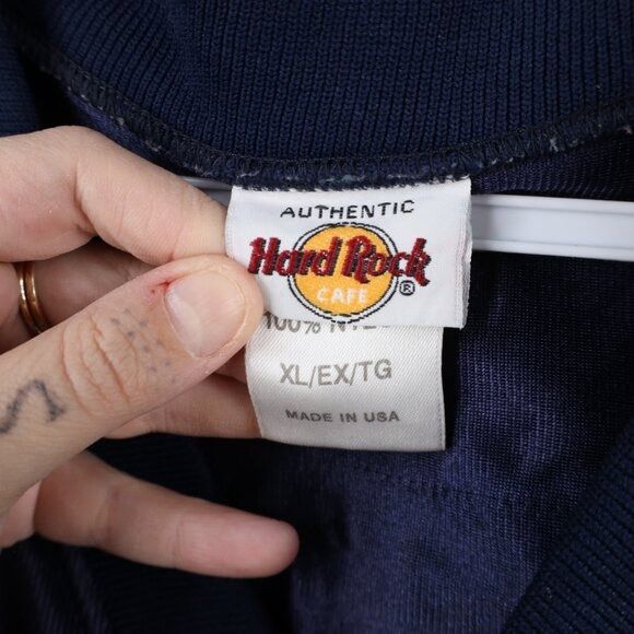 Hard Rock Cafe × Vintage Vintage Y2K 90s Hard Rock Cafe Miami Football Jersey Size US XL / EU 56 / 4 - 13 Thumbnail