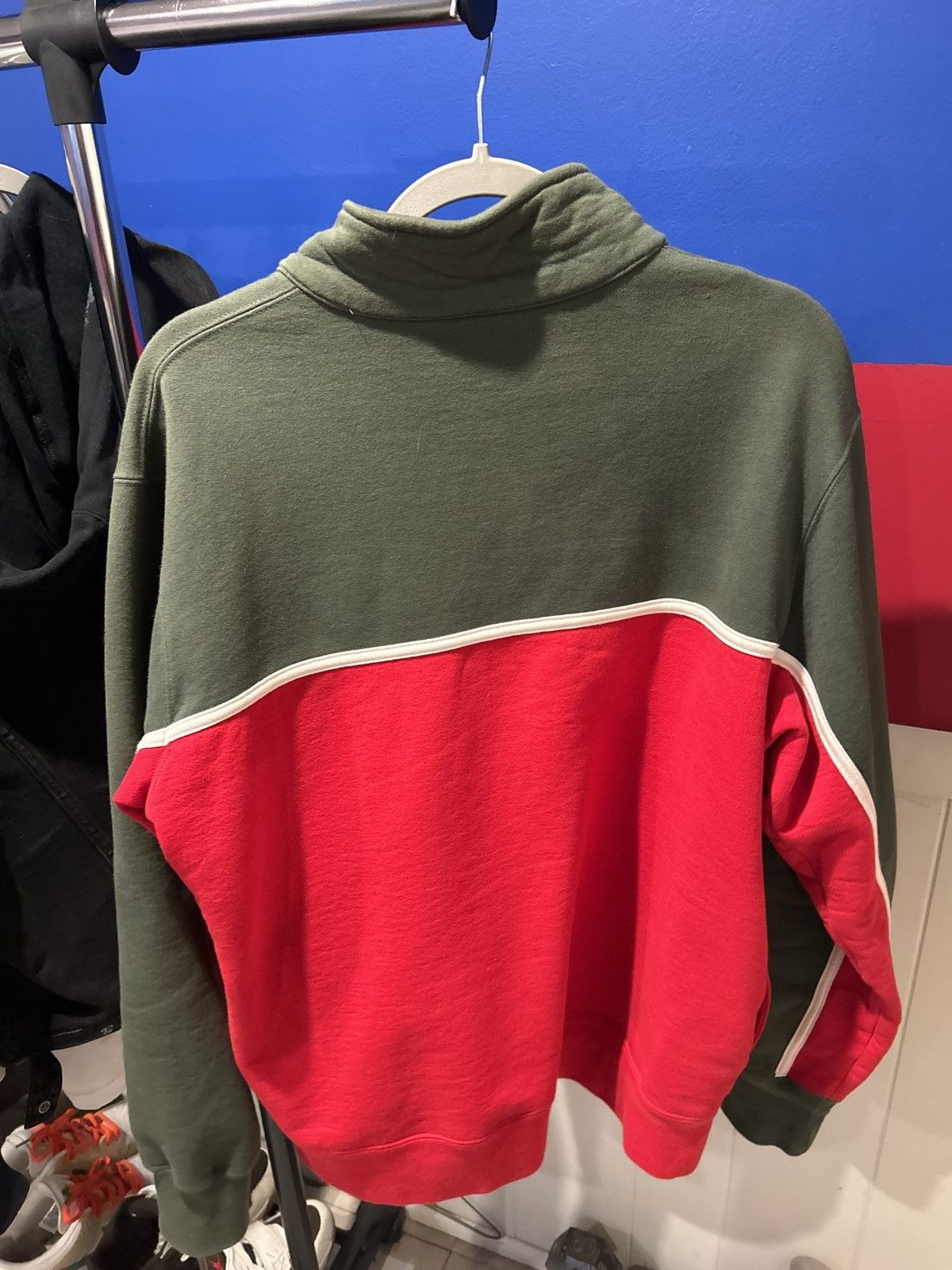 Supreme Supreme two-tone half zip up sweater Size US L / EU 52-54 / 3 - 2 Thumbnail