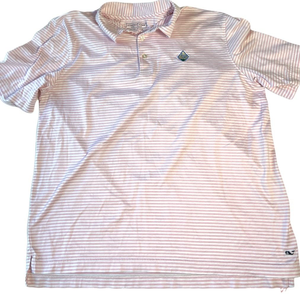 Vineyard Vines Vineyard Vines Mens Pink Cotton Whale Polo Shirt Sz Medium Size US M / EU 48-50 / 2 - 5 Thumbnail
