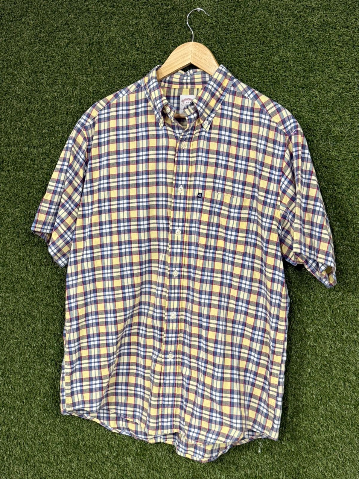 Brooks Brothers Brooks Brothers Plaid Flannel Short Sleeve Shirt Large Size US L / EU 52-54 / 3 - 1 Thumbnail