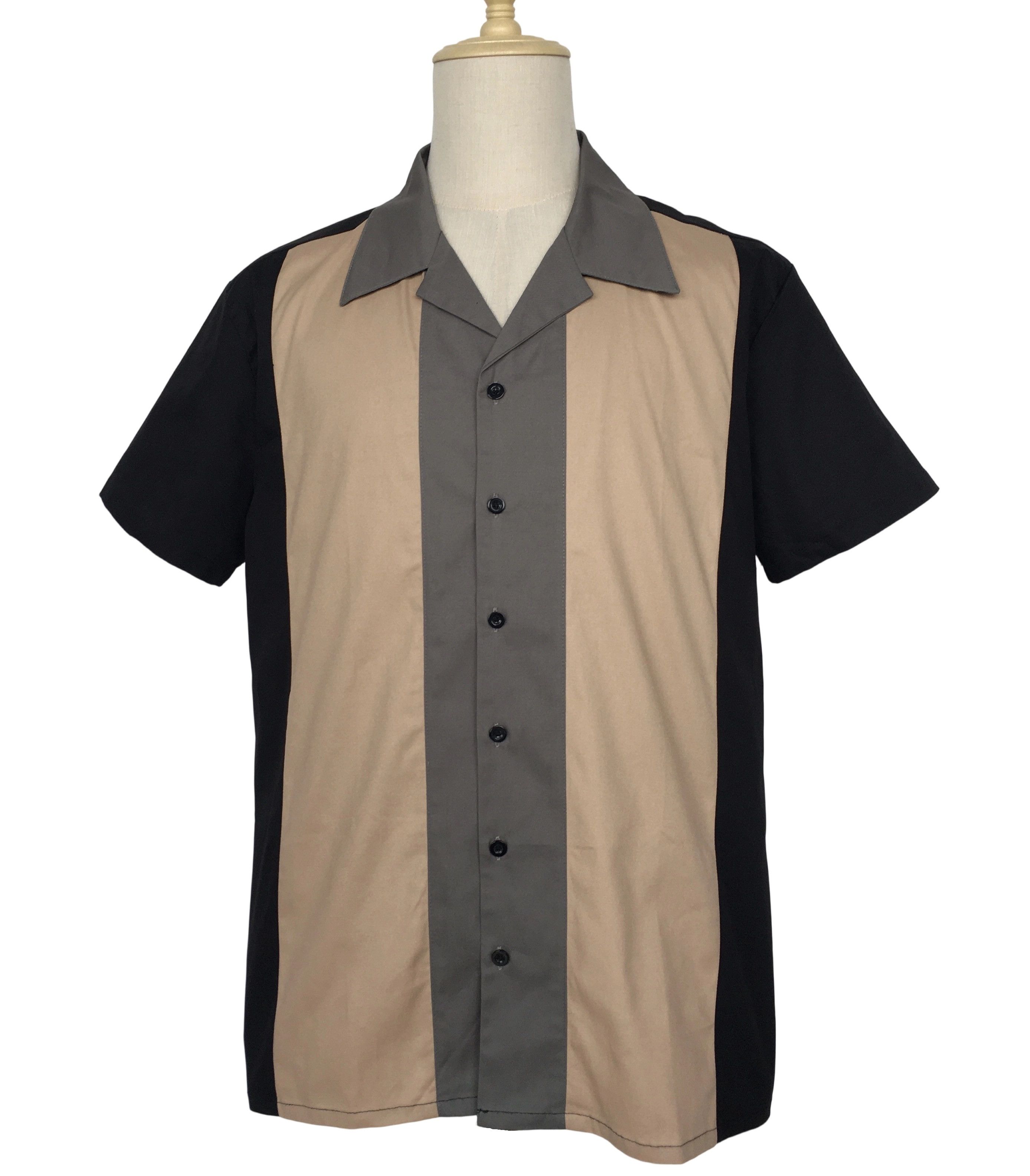 Other Shirts Solid Color Blocking Casual Shirt For Men Size US XL / EU 56 / 4 - 1 Thumbnail
