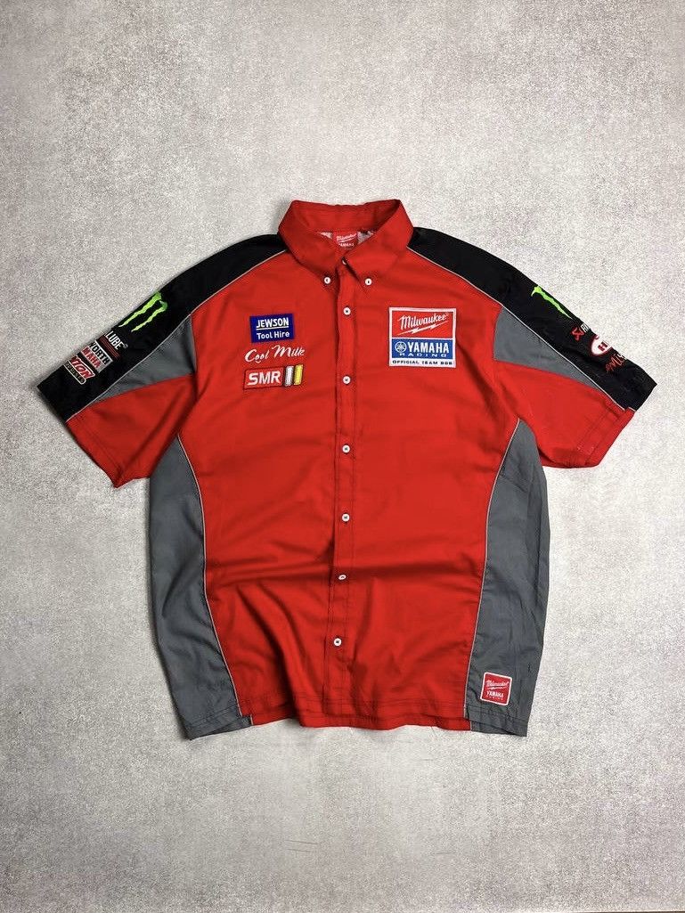 Vintage VINTAGE YAMAHA RACING MILWAUKEE RACING SHIRT Y2K XXL Size US XXL / EU 58 / 5 - 1 Thumbnail