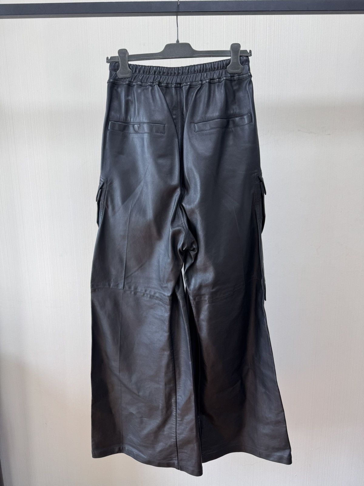 Rick Owens Rick owens Leather Cargo bela Size US 30 / EU 46 - 3 Thumbnail