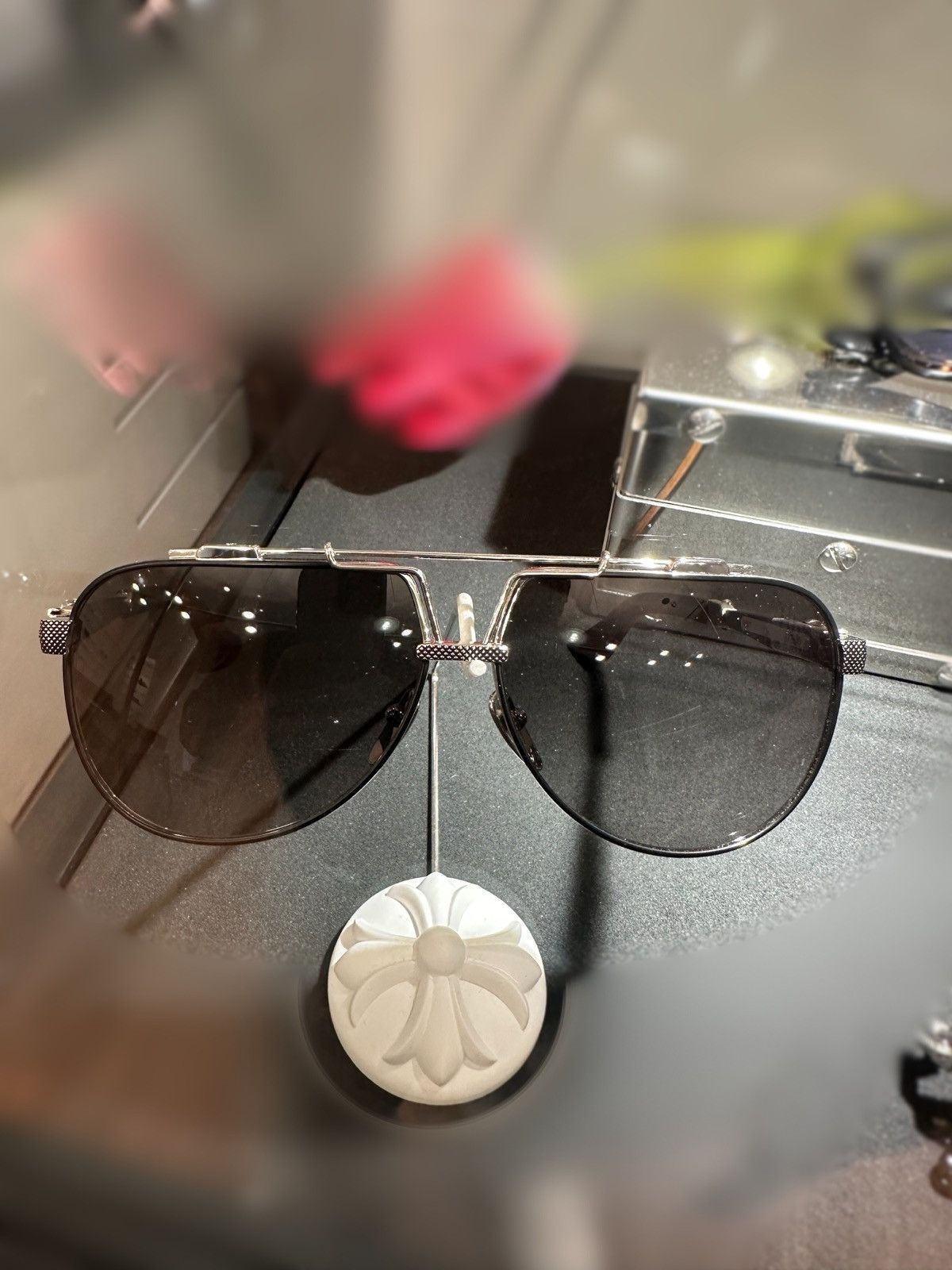 image of Chrome Hearts Blade Hummer Iii in Silver, Men's