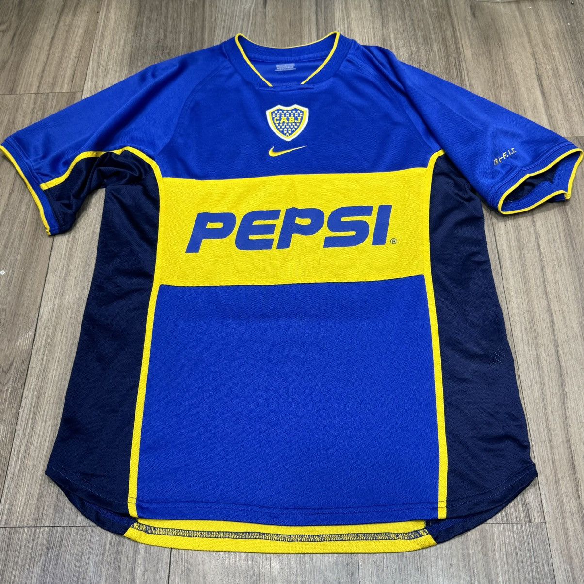 Nike boca juniors 01/02 home shirt Size US S / EU 44-46 / 1 - 1 Thumbnail