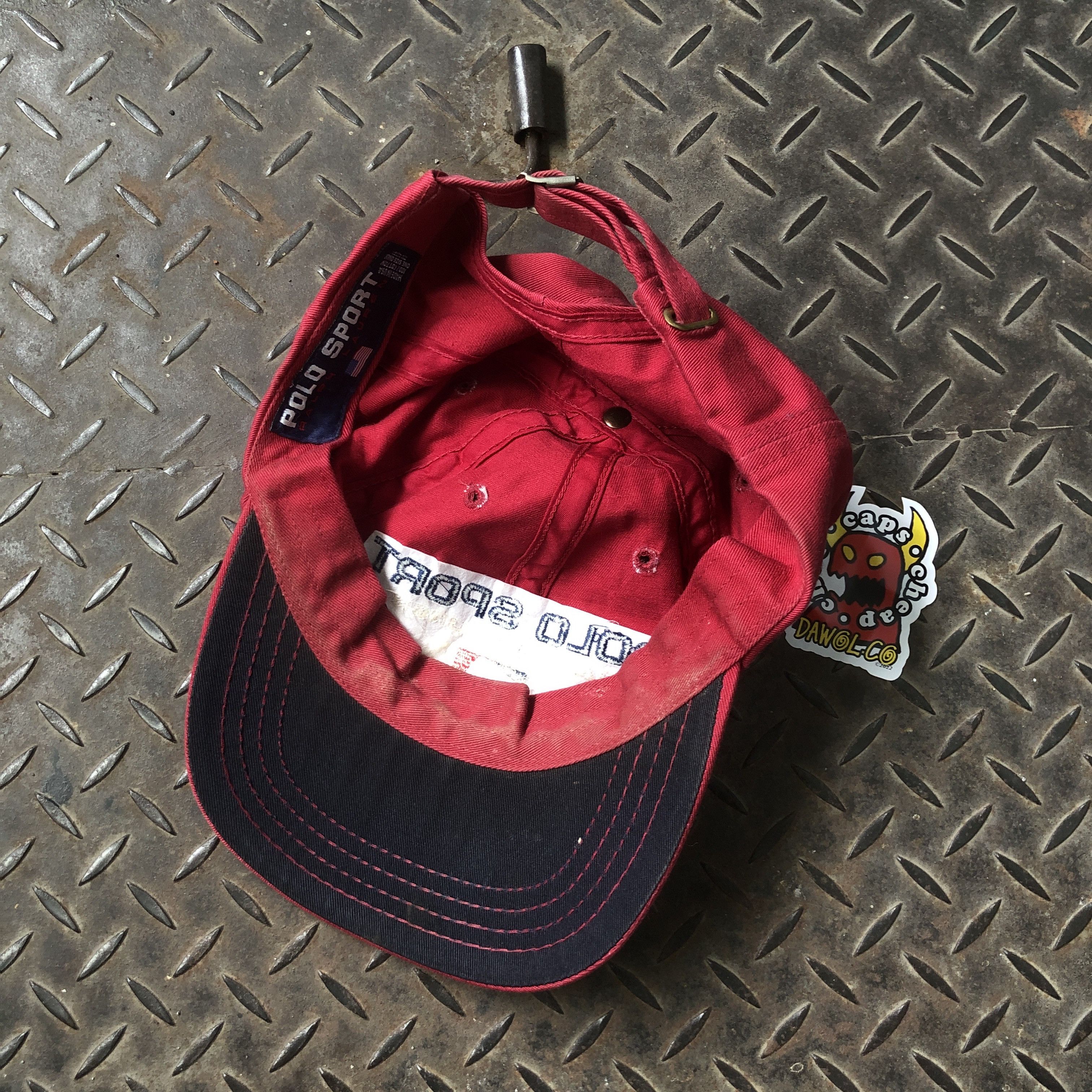 Polo Ralph Lauren 🔥RARE🔥 Vintage Polo Sport Ralph Lauren USA Hat Size ONE SIZE - 5 Thumbnail
