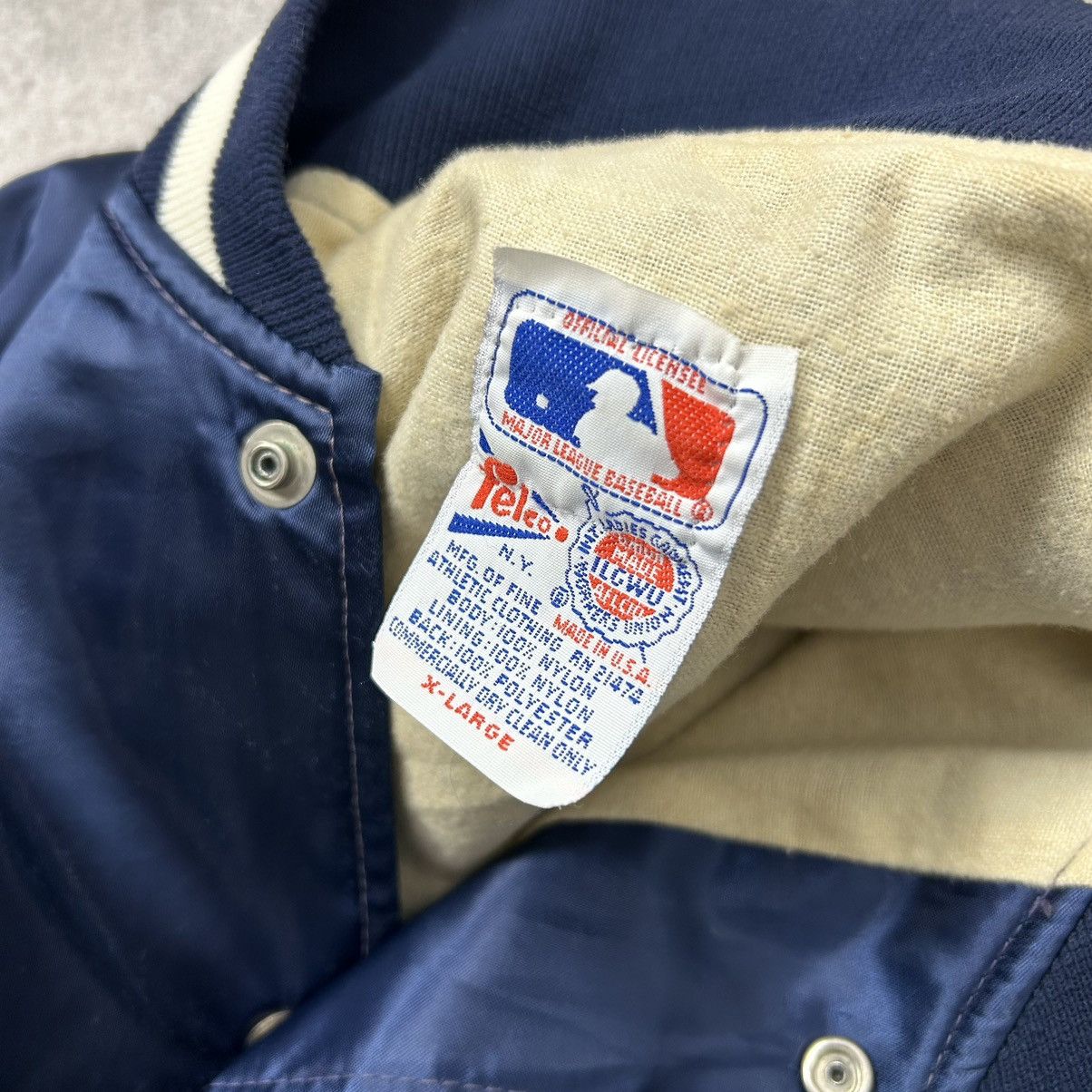 MLB × Vintage VTG 80s 90s MLB NEW YORK YANKEES FELCO SATIN JACKET Sz XL Size US L / EU 52-54 / 3 - 4 Thumbnail