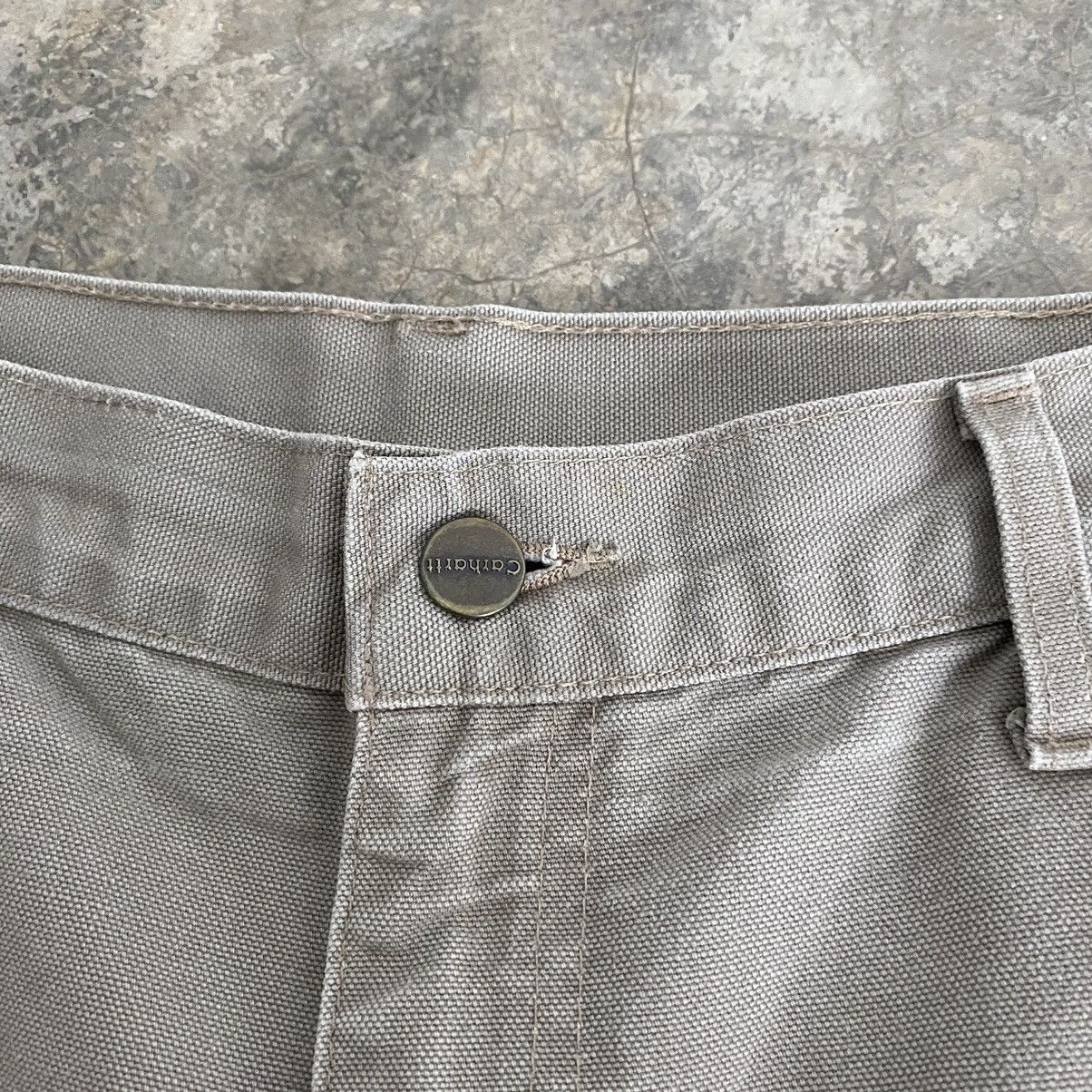 Carhartt VTG Carhartt Desert Grey Dirty Baggy Carpenter Shorts Jorts Size US 34 / EU 50 - 9 Thumbnail