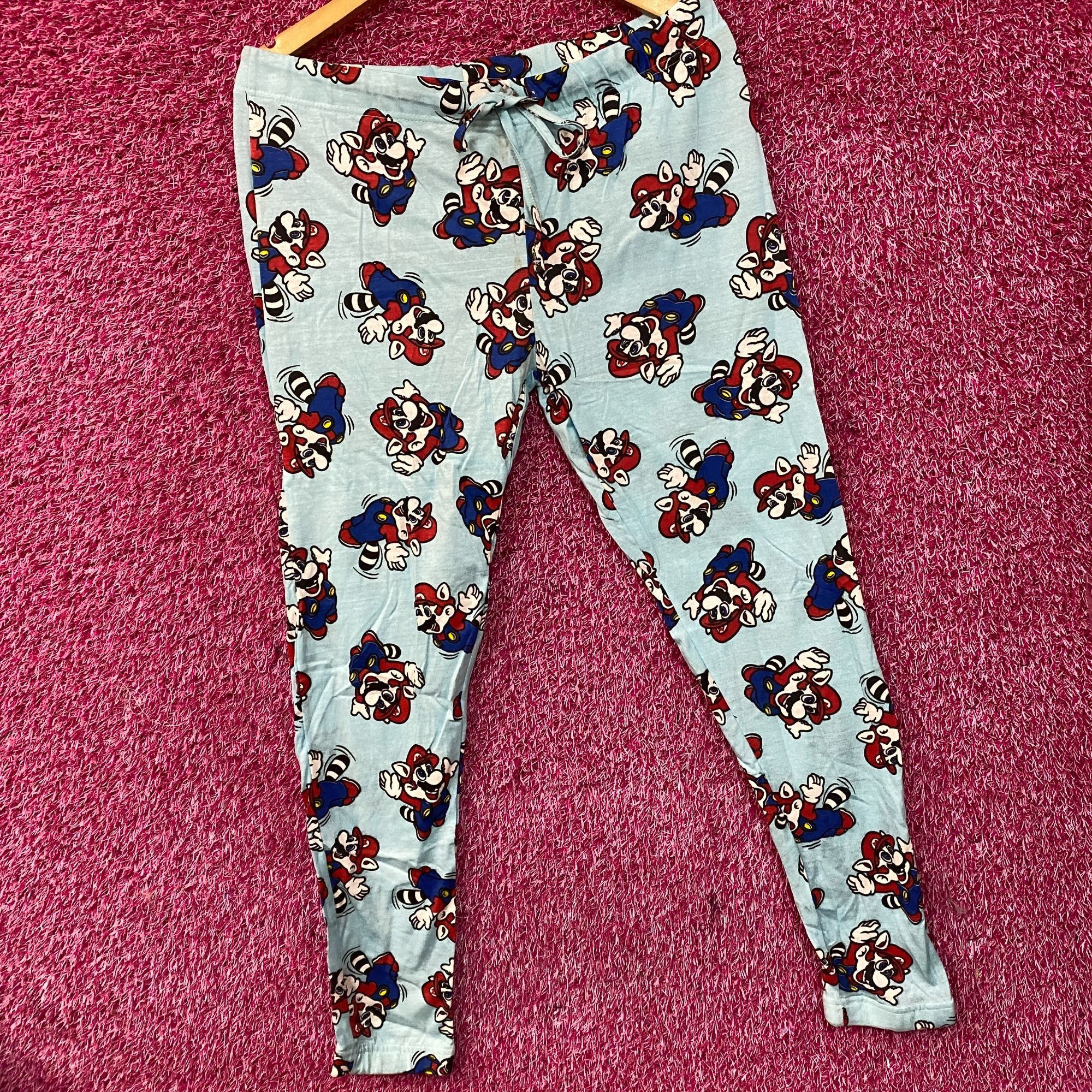 Nintendo Nintendo Super Mario Bros. 3 Tanooki Suit Pajama Lounge Pant Size US 36 / EU 52 - 3 Thumbnail