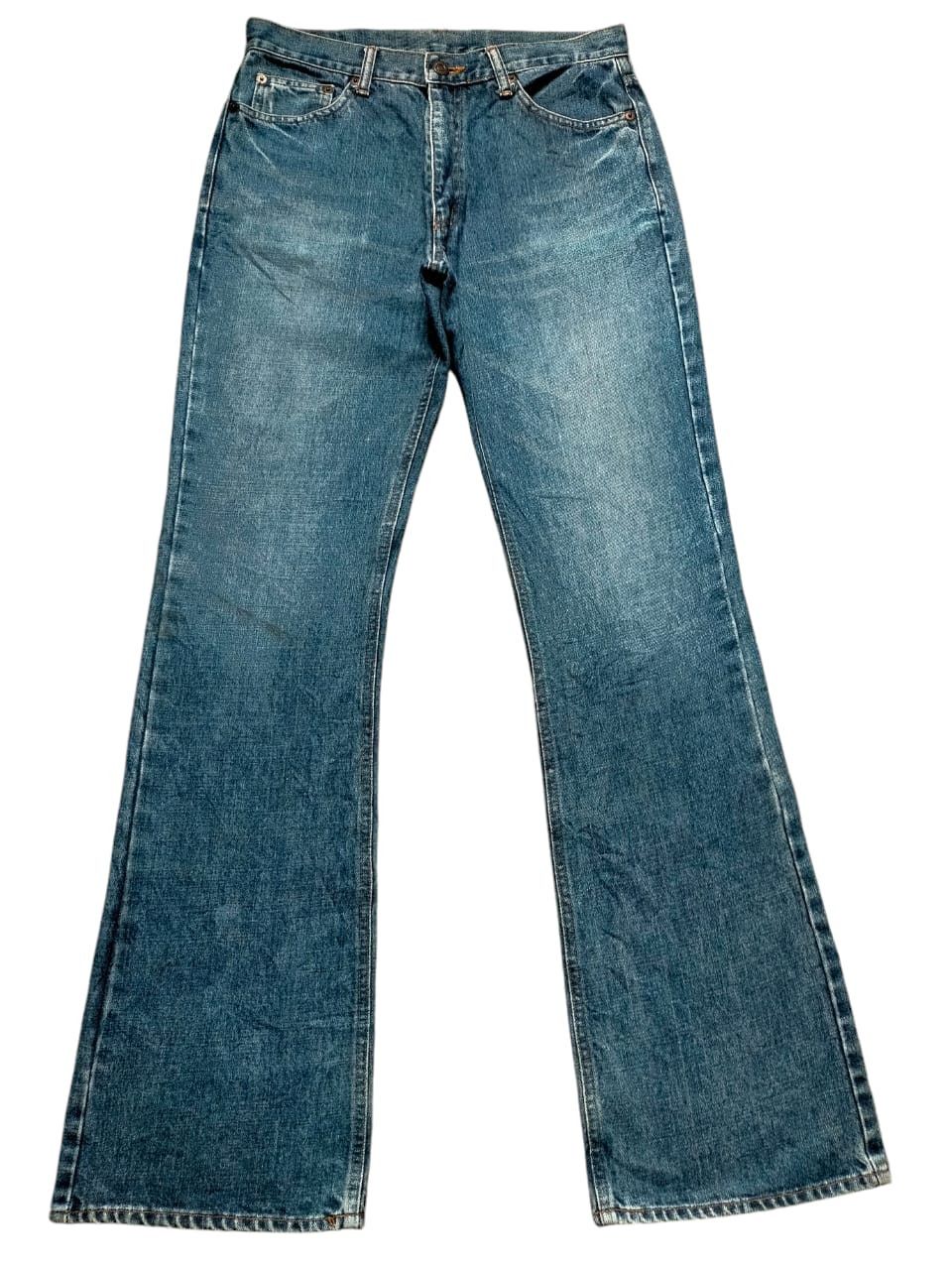Japanese Brand Flare Jeans Bobson chesking Boot cut Denim Size US 31 - 1 Thumbnail