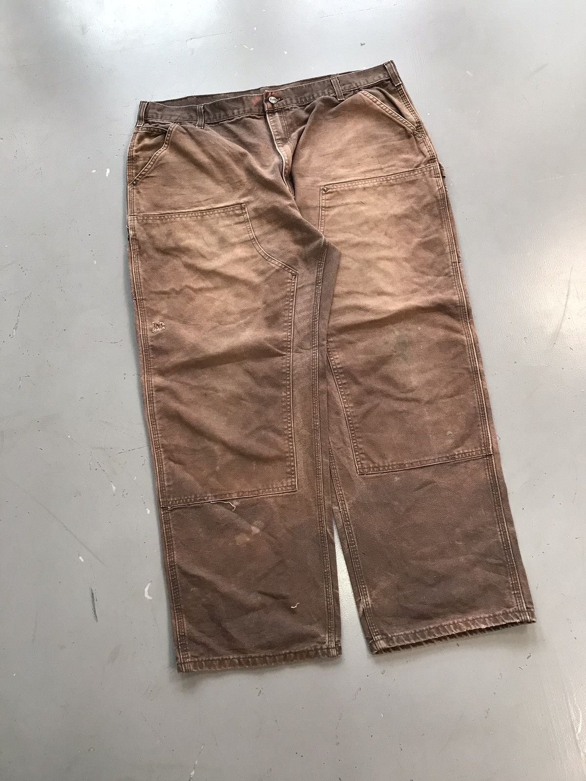 Carhartt × Vintage Vintage Carhartt B136 DKB double knee carpenter denim Size US 42 / EU 58 - 2 Thumbnail