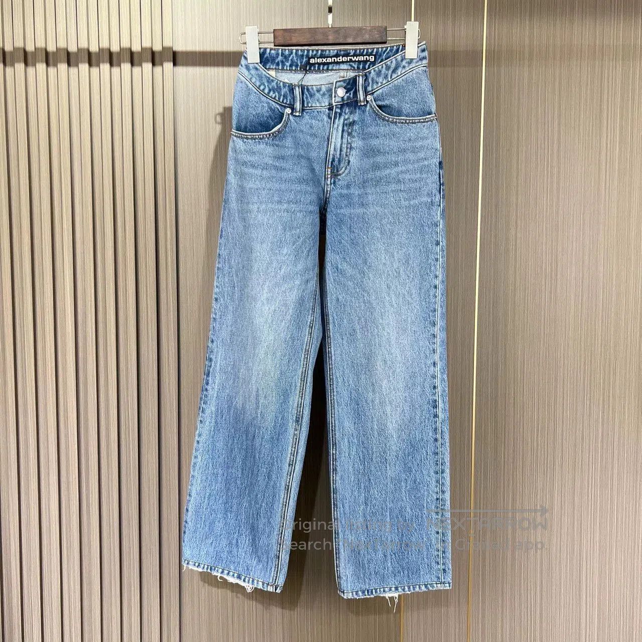 Alexander Wang Alexander Wang Asymmetric Washed Denim Pants. Size 23" - 1 Thumbnail