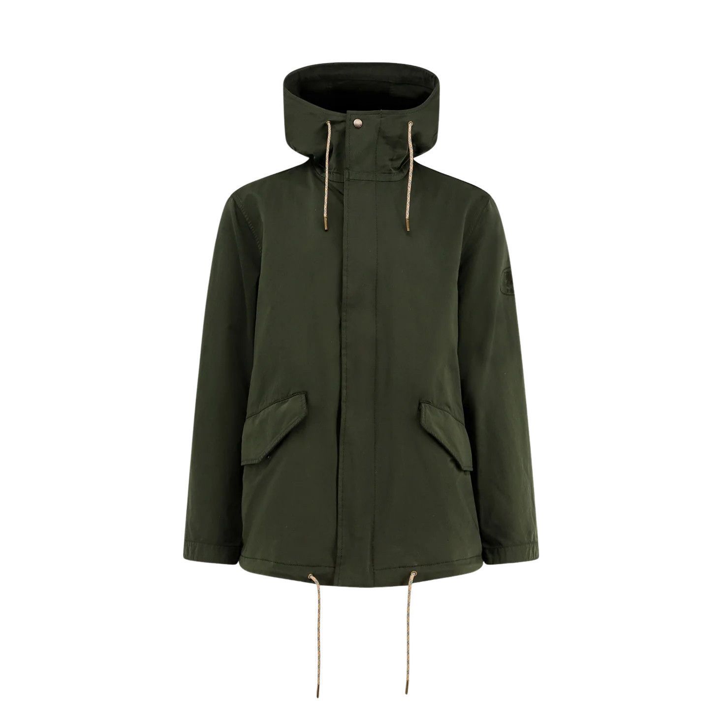 BURBERRY Green Hooded Jacket New And Authentic (Men's Size:M