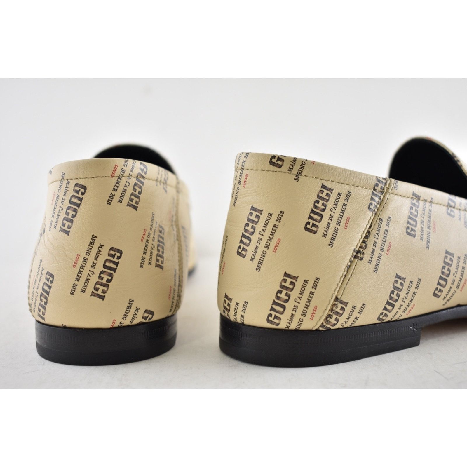 Gucci Gucci Brixton Soy Black Stamp Horsebit Loafer Flat G9 US10 Size US 10 / EU 43 - 17 Thumbnail