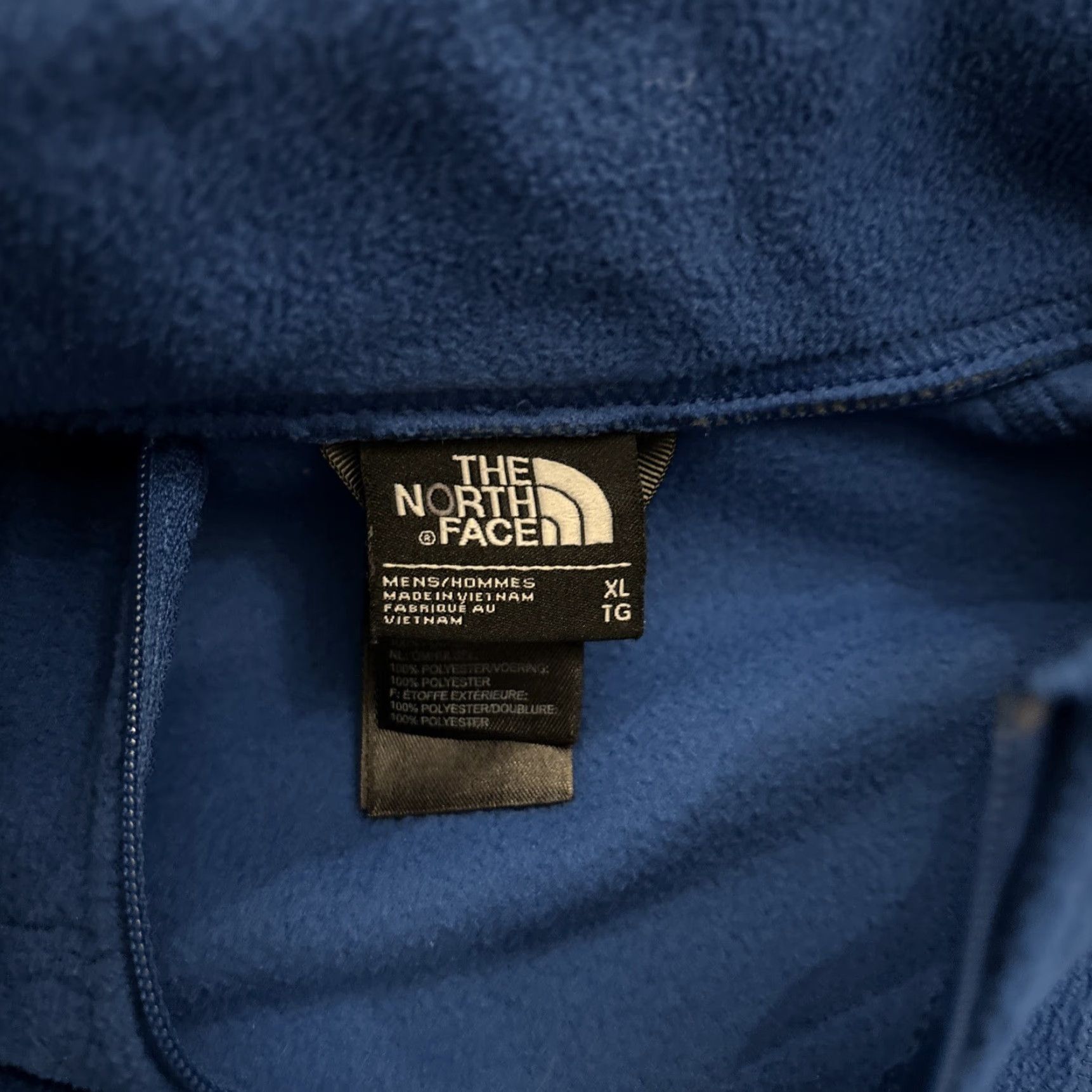 The North Face The North Face 1/4 Zip Mens XL Blue Lightweight Fleece Pullover Mock Neck Shirt Size US XL / EU 56 / 4 - 5 Thumbnail