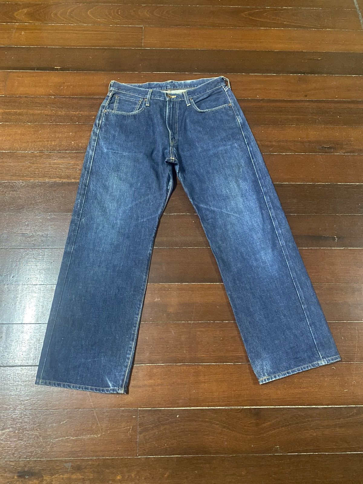 Kapital Vintage Edwin 505 Selvedge fly Button mud wash Denim Jeans Size US 35 - 1 Thumbnail