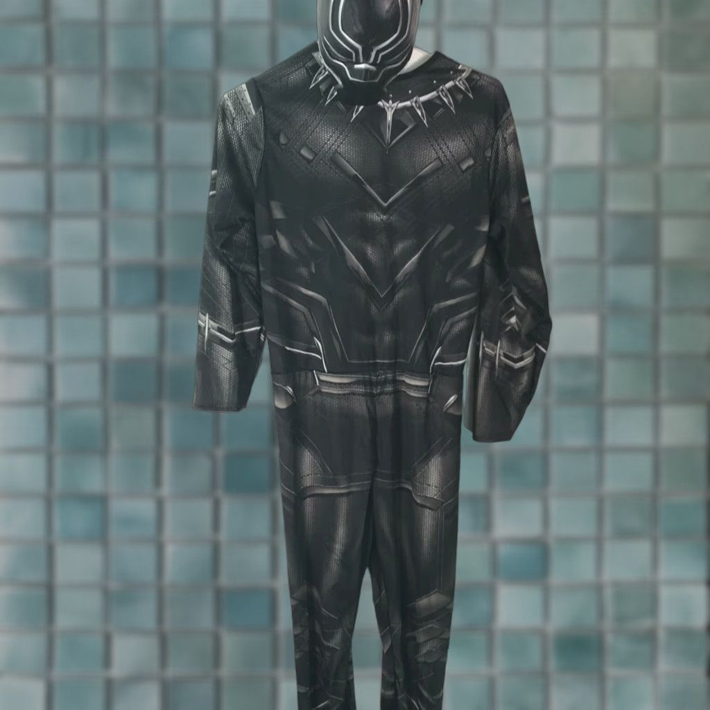 Vintage Rubies Child Boys Civil War Captain America Black Panther Costume Size Large Size US 33 - 1 Thumbnail