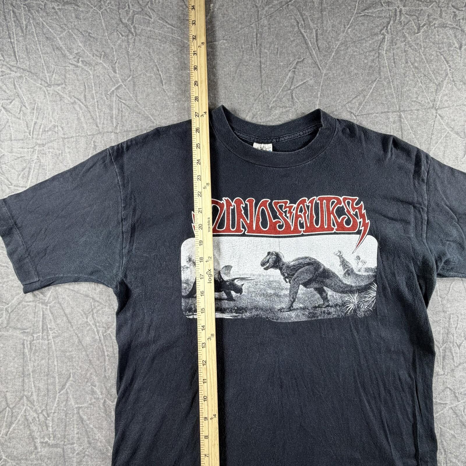 The Unbranded Brand Grateful Dead Shirt Men's L Black Dinosaurs 1985 Vintage Size ONE SIZE - 2 Thumbnail