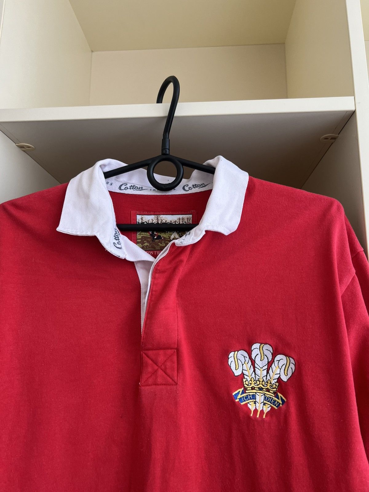 Cotton Traders Vintage Cotton Traders Wales Rugby Shirt Red Long Sleeve Size US S / EU 44-46 / 1 - 3 Thumbnail