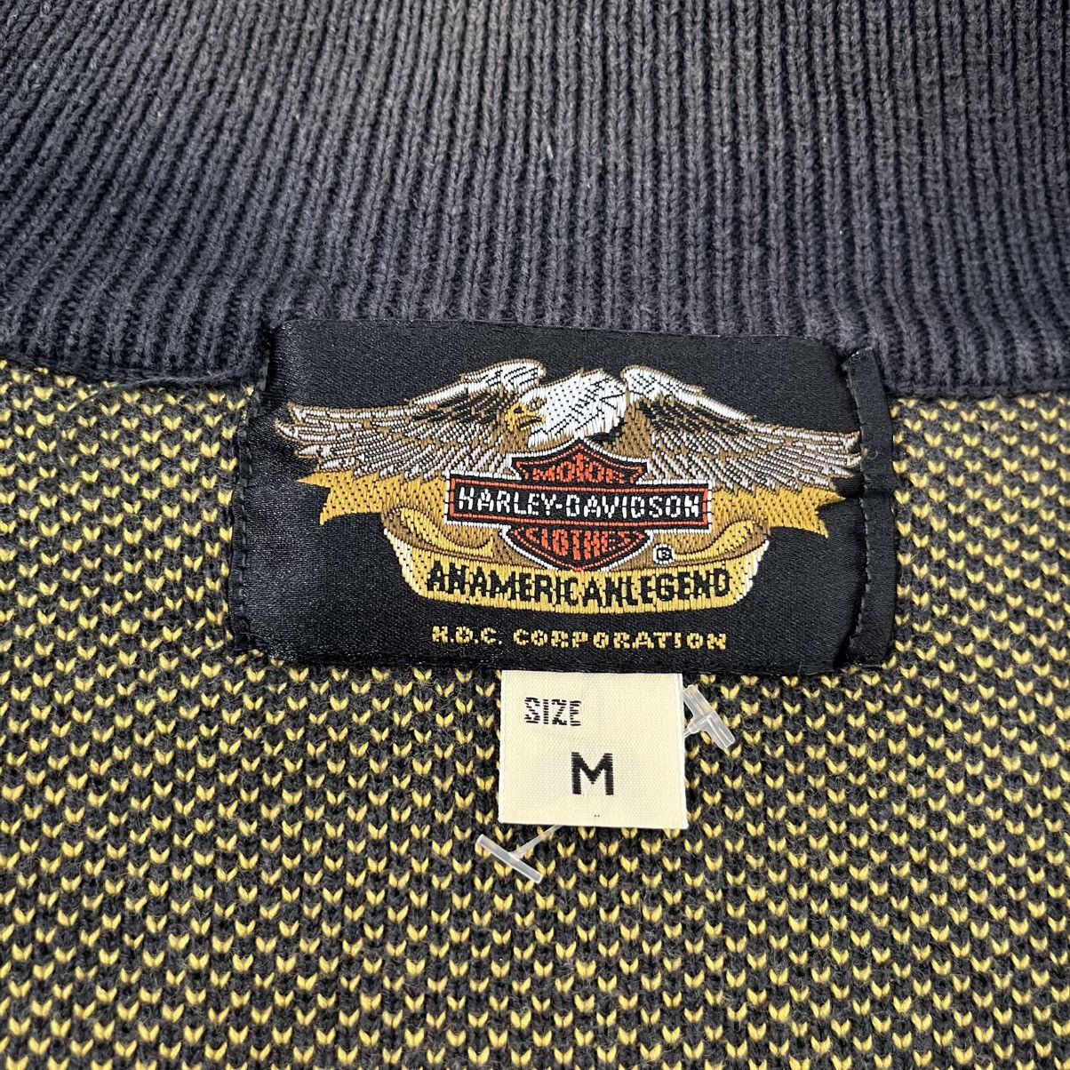 Harley Davidson Harley Davidson FREDOM Knitted Jacket Flame Pattern Size US M / EU 48-50 / 2 - 7 Thumbnail