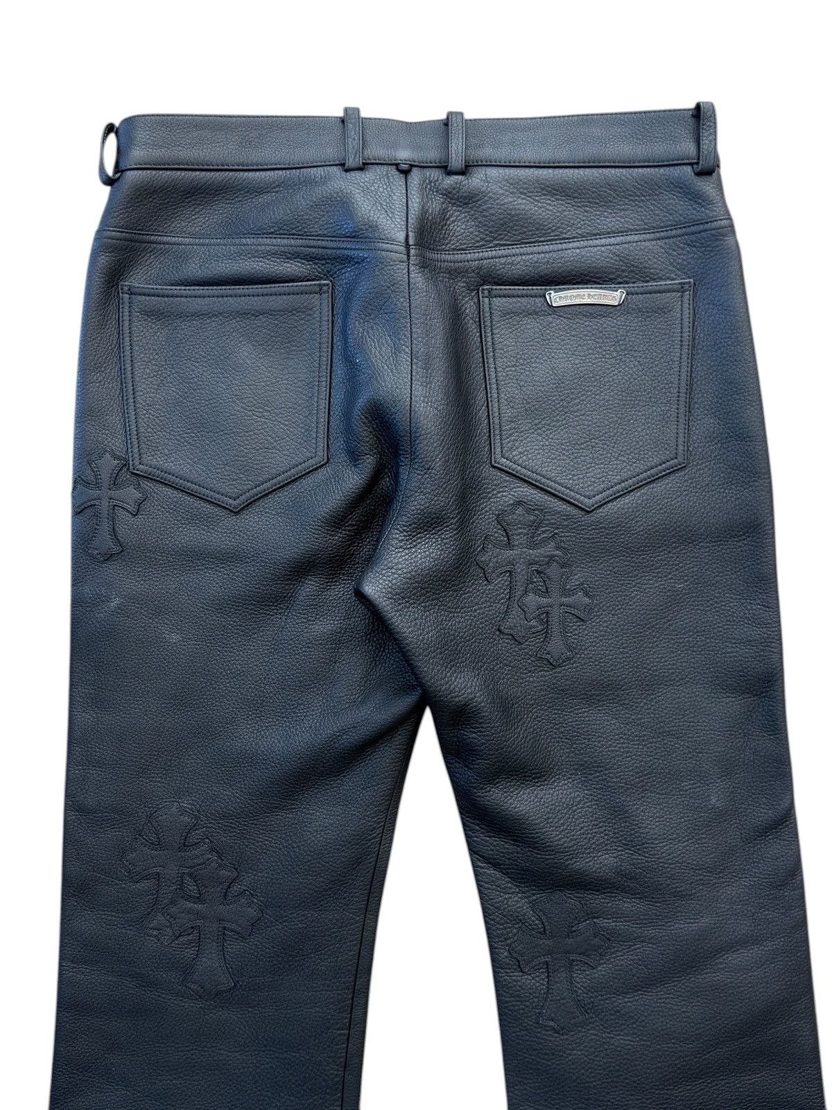 Chrome Hearts Chrome Hearts Flooded 20 Patch Leather Pants Size US 34 / EU 50 - 6 Thumbnail