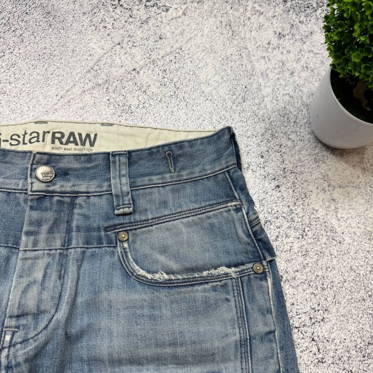G-Star Vintage G-Star RW Denim Baggy Jeans Shorts Mens Size 33 Size US 33 - 4 Thumbnail