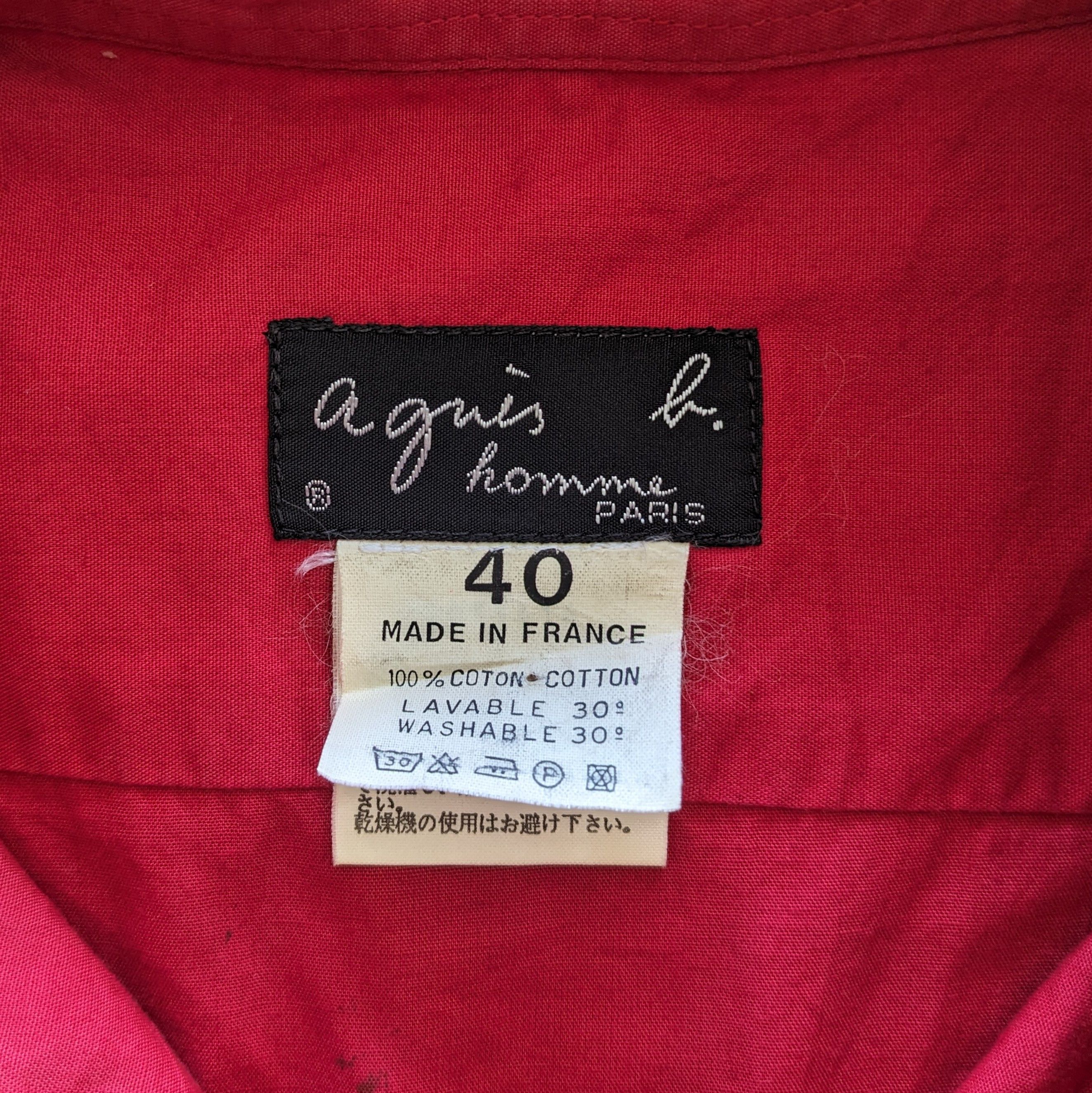 agnes b. Vintage Agnes. B Homme Paris Japanese Brand Long Shirts Size US XXS / EU 40 - 4 Thumbnail