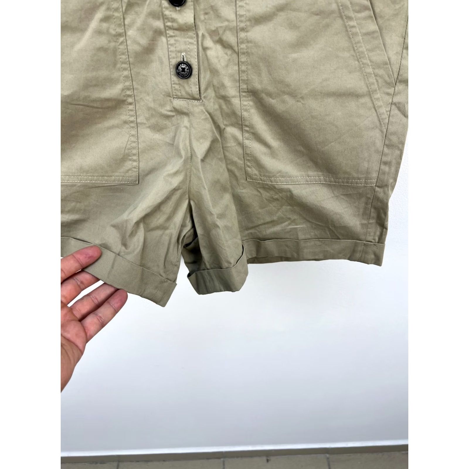 Zadig & Voltaire ZADIG & VOLTAIRE Twill Jumpsuit Beige L Women Casual Vintage No Belt Button Closure Sleeves 21 inch Core Measurements Included Size 36" / US 14 / IT 50 - 2 Thumbnail