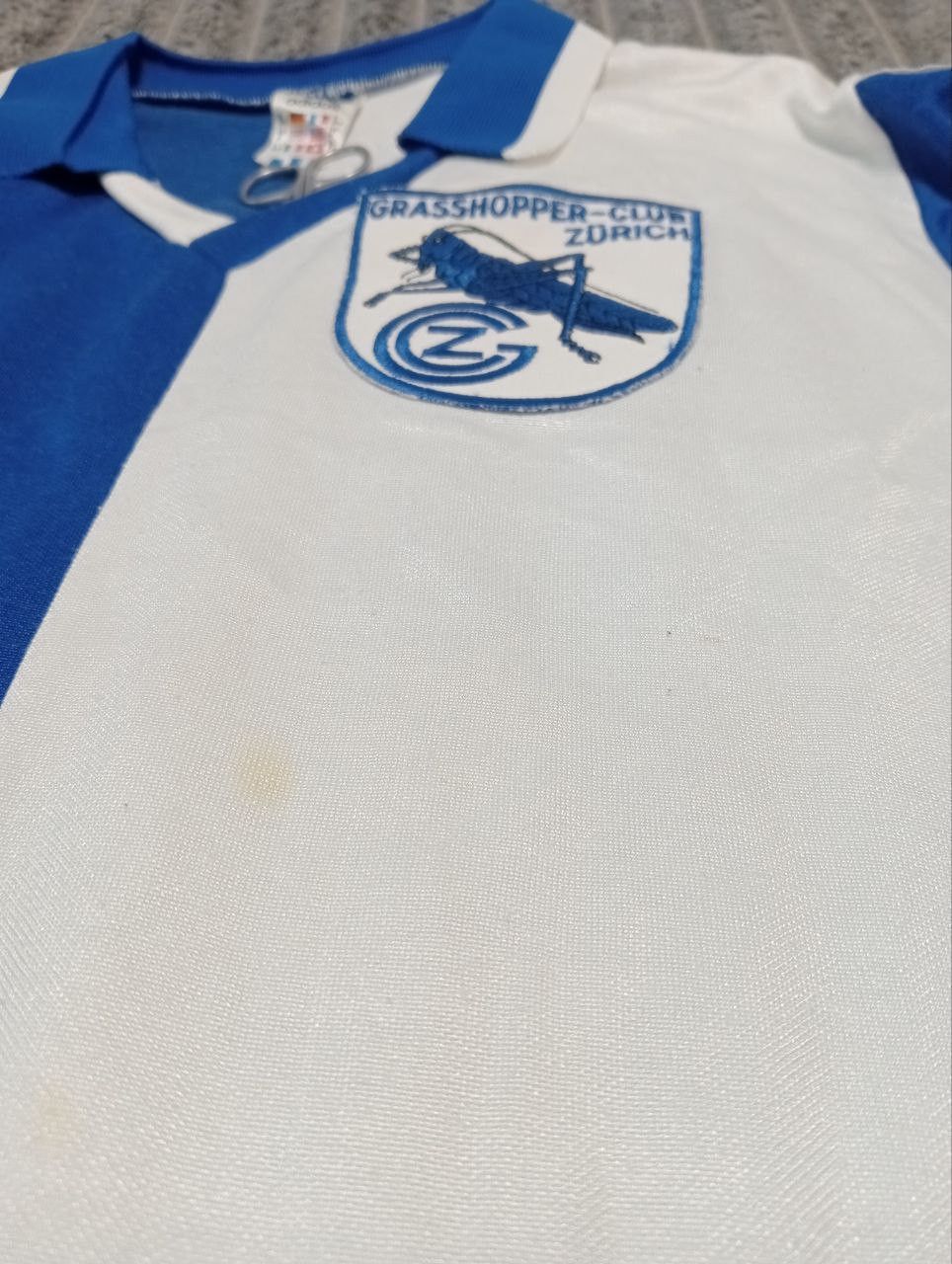 Adidas Grasshoppers Home football shirt 1980 - 1984 Rare Vintage Size US M / EU 48-50 / 2 - 8 Thumbnail