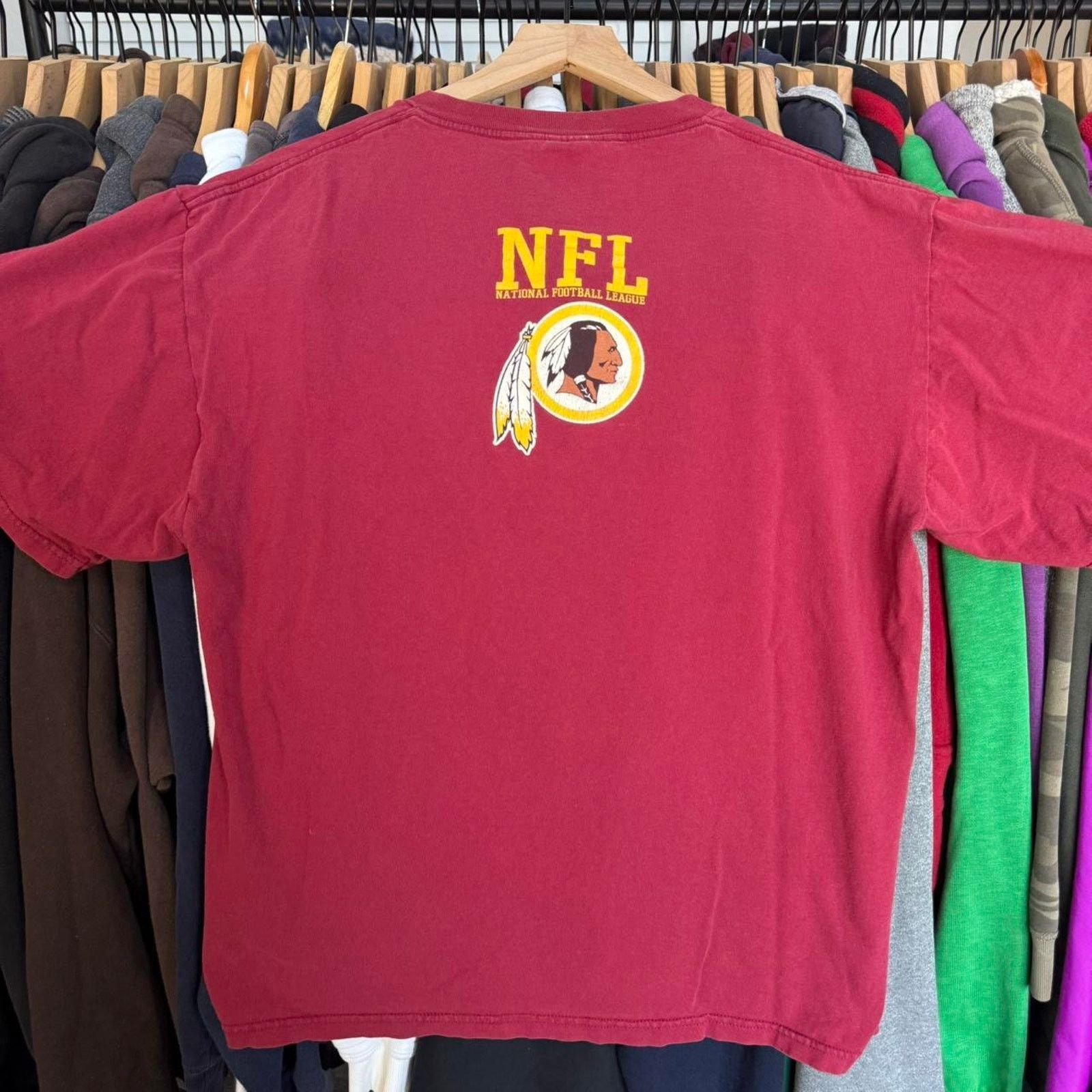 NFL Vintage 1998 Washington Commanders Football Tee Burgundy Size US L / EU 52-54 / 3 - 6 Thumbnail