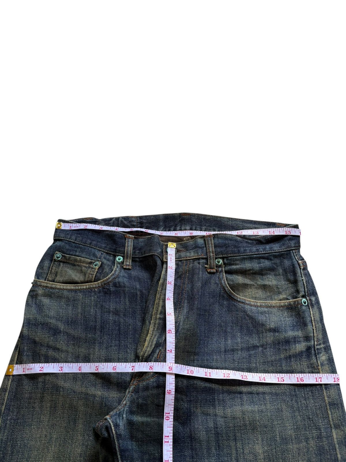 Japanese Brand Vintage Japanese Brand Rusty Mud Wash Loose Baggy Jeans Size US 32 / EU 48 - 12 Thumbnail