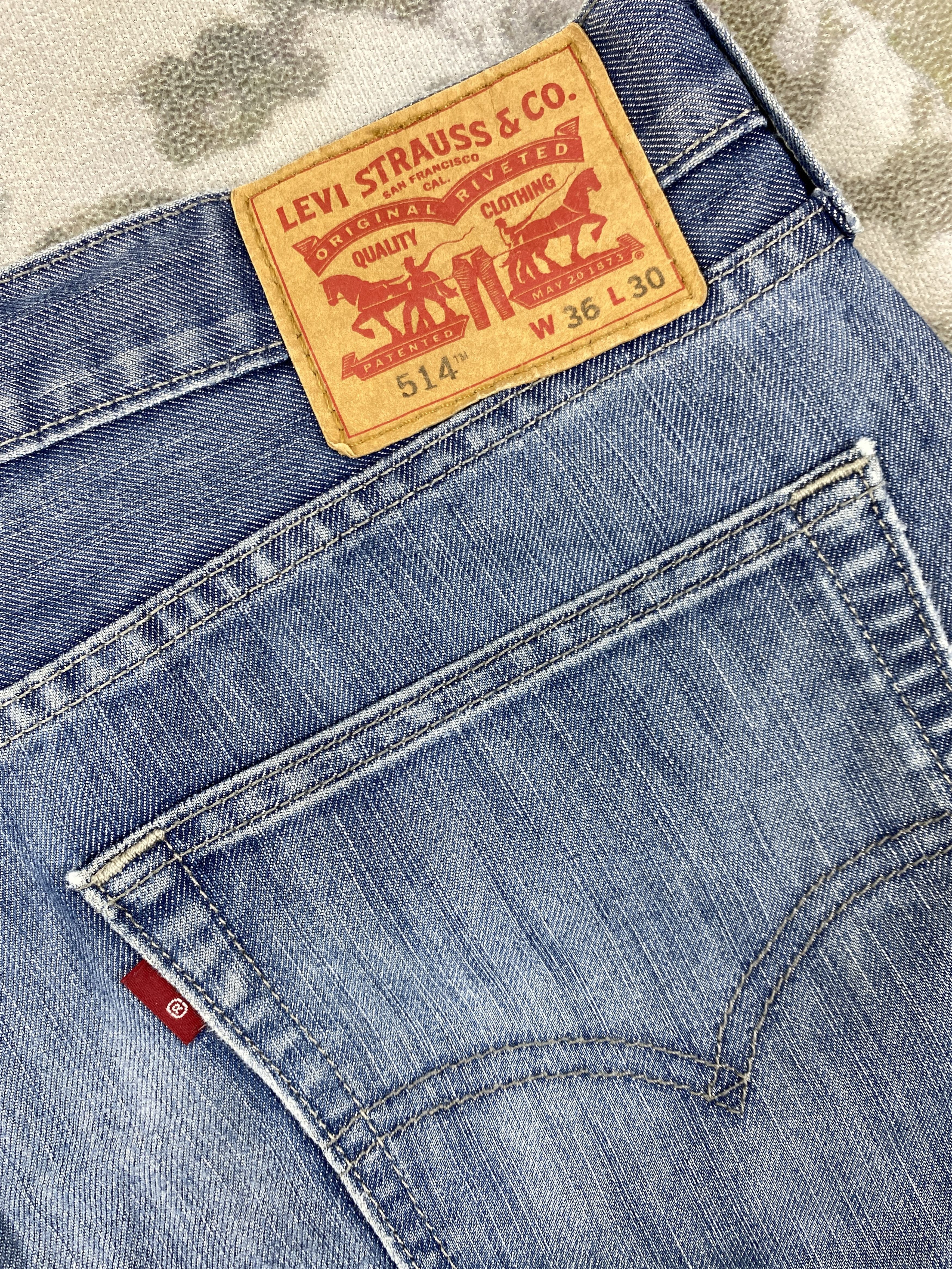 Levi's Blue Vintage Levi's 514 Distressed Denim 38 x 28.5 -JN136 Size US 38 / EU 54 - 13 Thumbnail