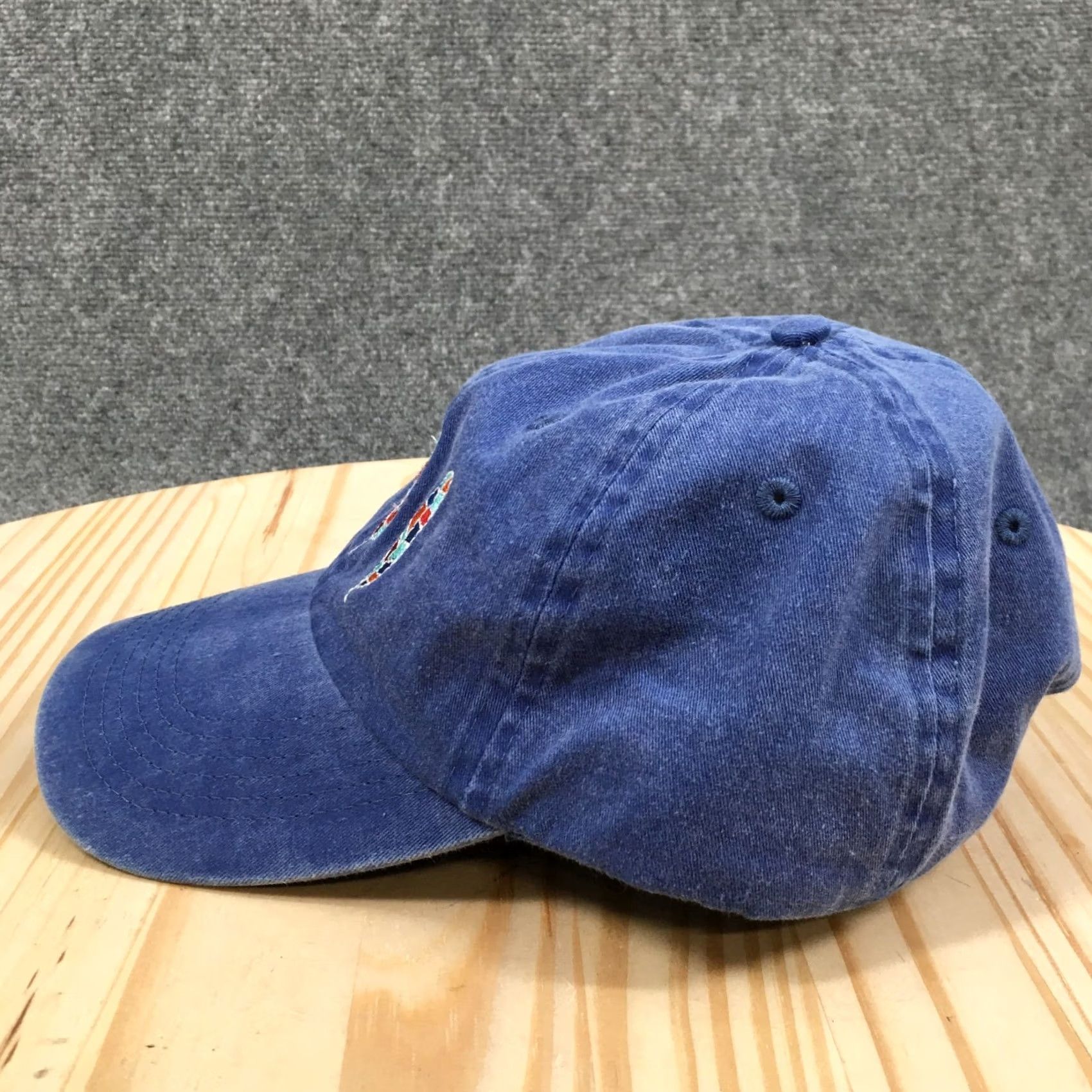 Logo 7 Fahrenheit Baseball Cap Blue OS Adjustable Curved Brim Embroidered Logo Unisex Size ONE SIZE - 5 Thumbnail