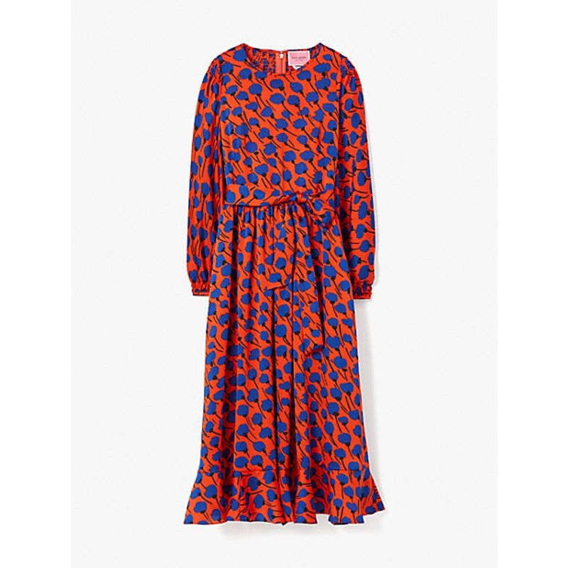 Kate Spade Kate Spade poetic floral smocked dress Size 4 Size ONE SIZE - 8 Thumbnail