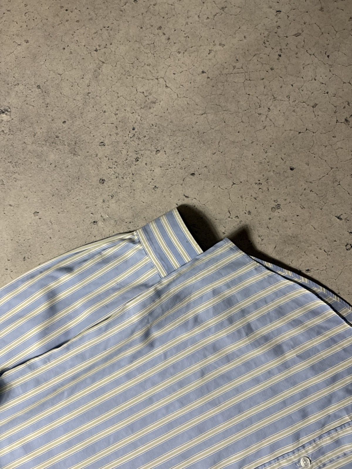 Hermes Hermes Striped Button Up Shirt Luxury Vintage Size US L / EU 52-54 / 3 - 3 Thumbnail