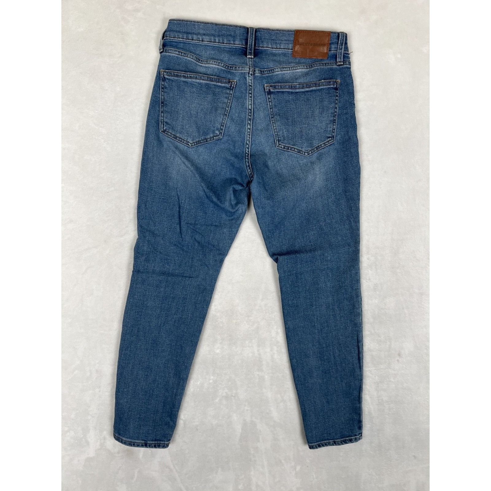 Lucky Brand Lucky Brand Jeans Women's 10/30 Blue Ava Mid Rise Skinny Ank Size 30" / US 8 / IT 44 - 6 Thumbnail