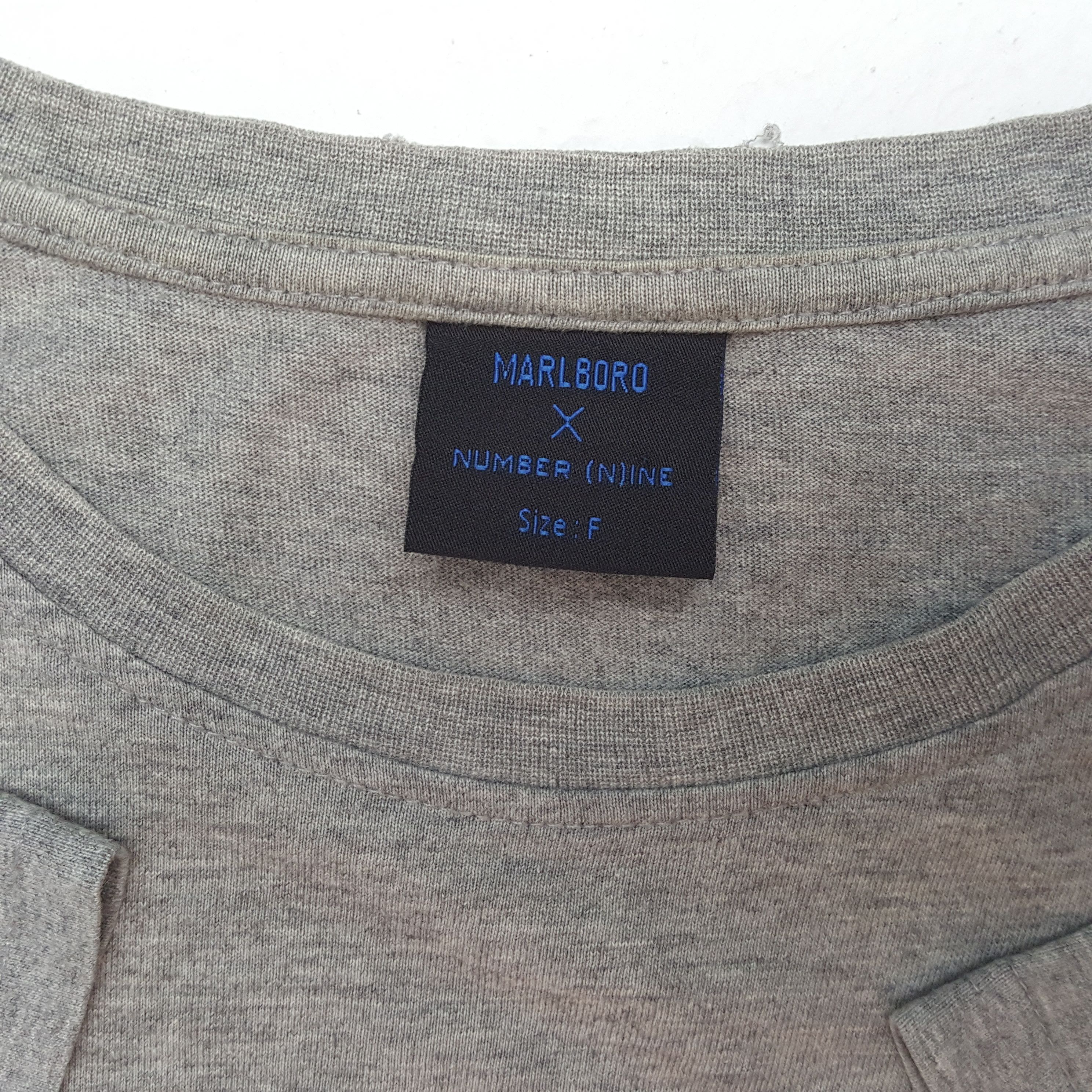 Marlboro × Number (N)ine × Vintage Vintage NUMBER (N)INE x Marlboro Japanese Brand T-Shirts Size US M / EU 48-50 / 2 - 7 Thumbnail