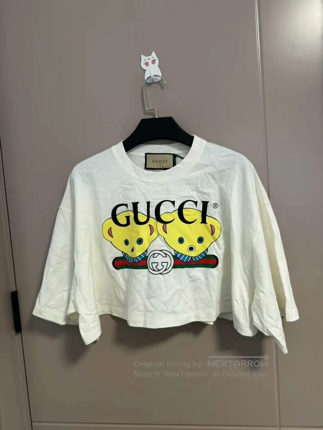 Gucci gucci bear graphic short sleeve t. Size L / US 10 / IT 46 - 1 Thumbnail